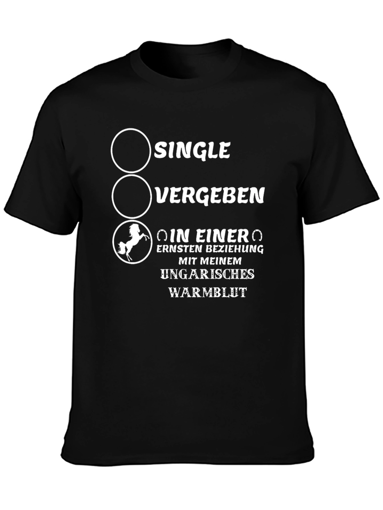 Single Vergeben T-Shirt - Horse Lover