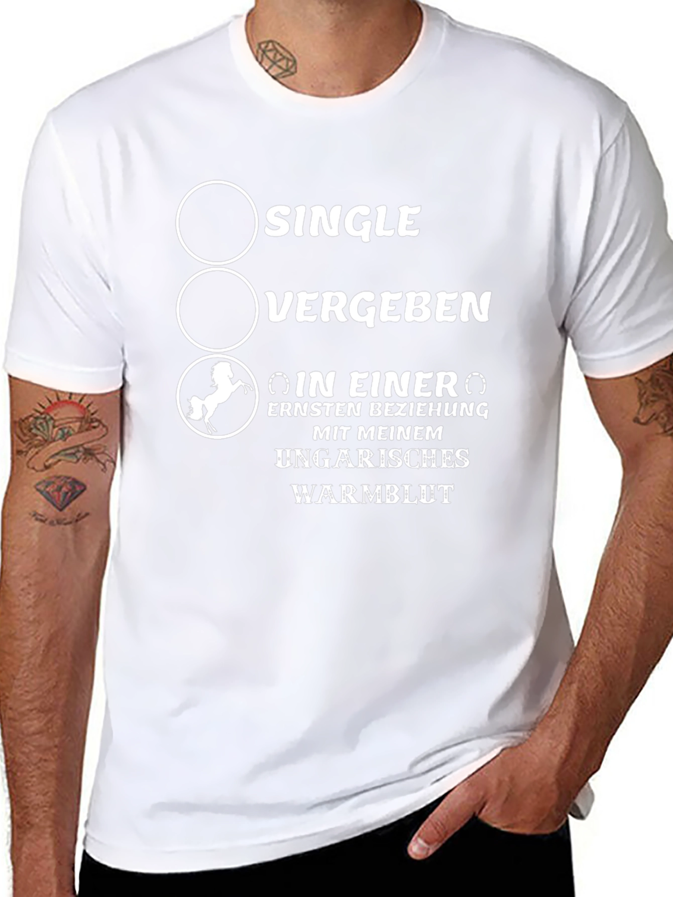 Single Vergeben T-Shirt - Horse Lover