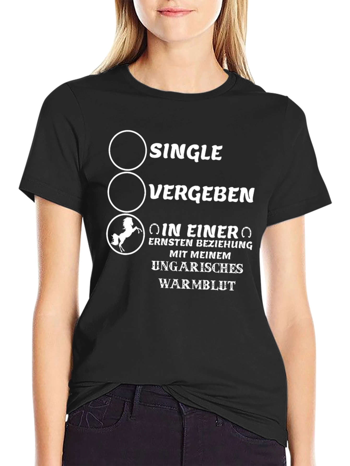 Single Vergeben T-Shirt - Horse Lover