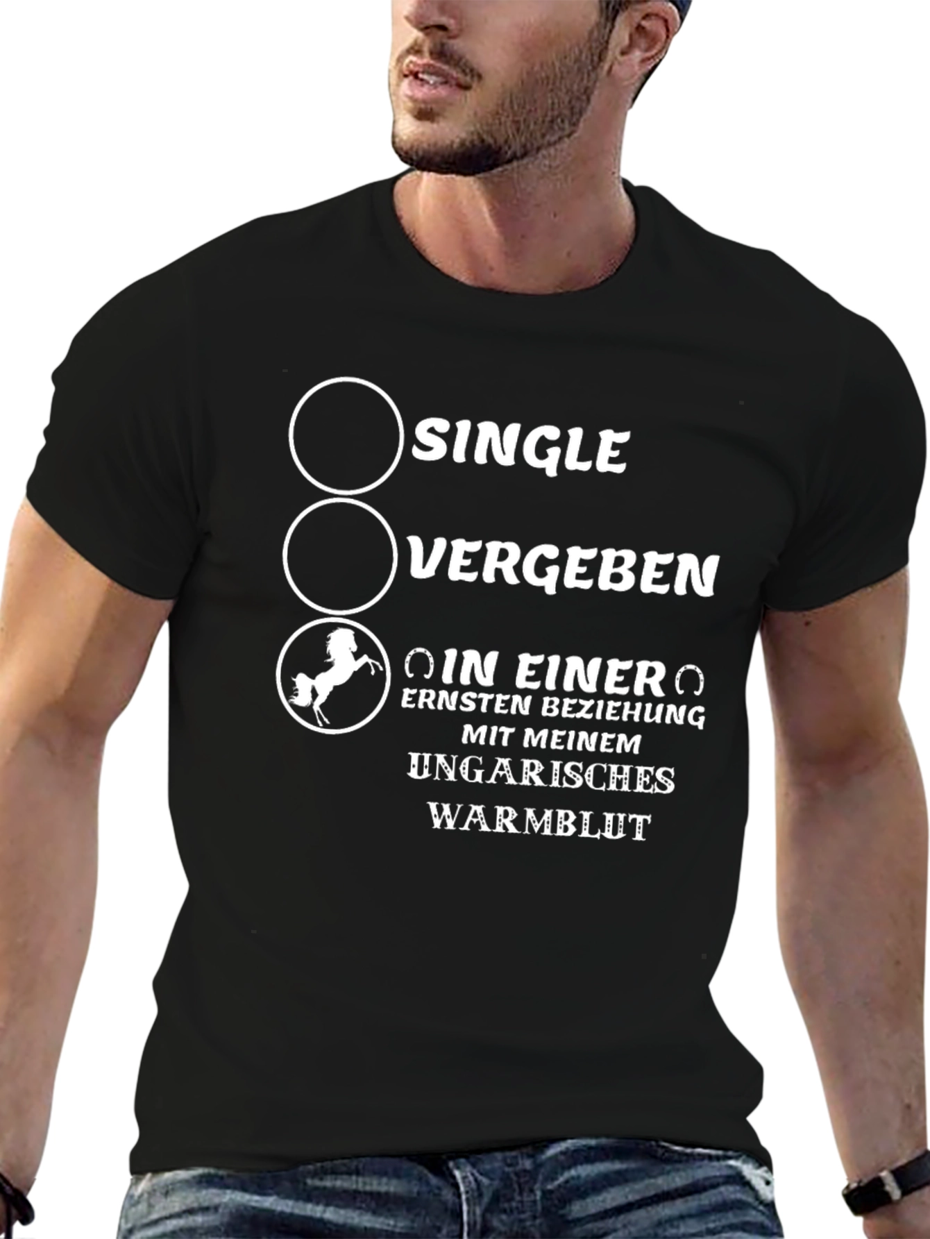 Single Vergeben T-Shirt - Horse Lover