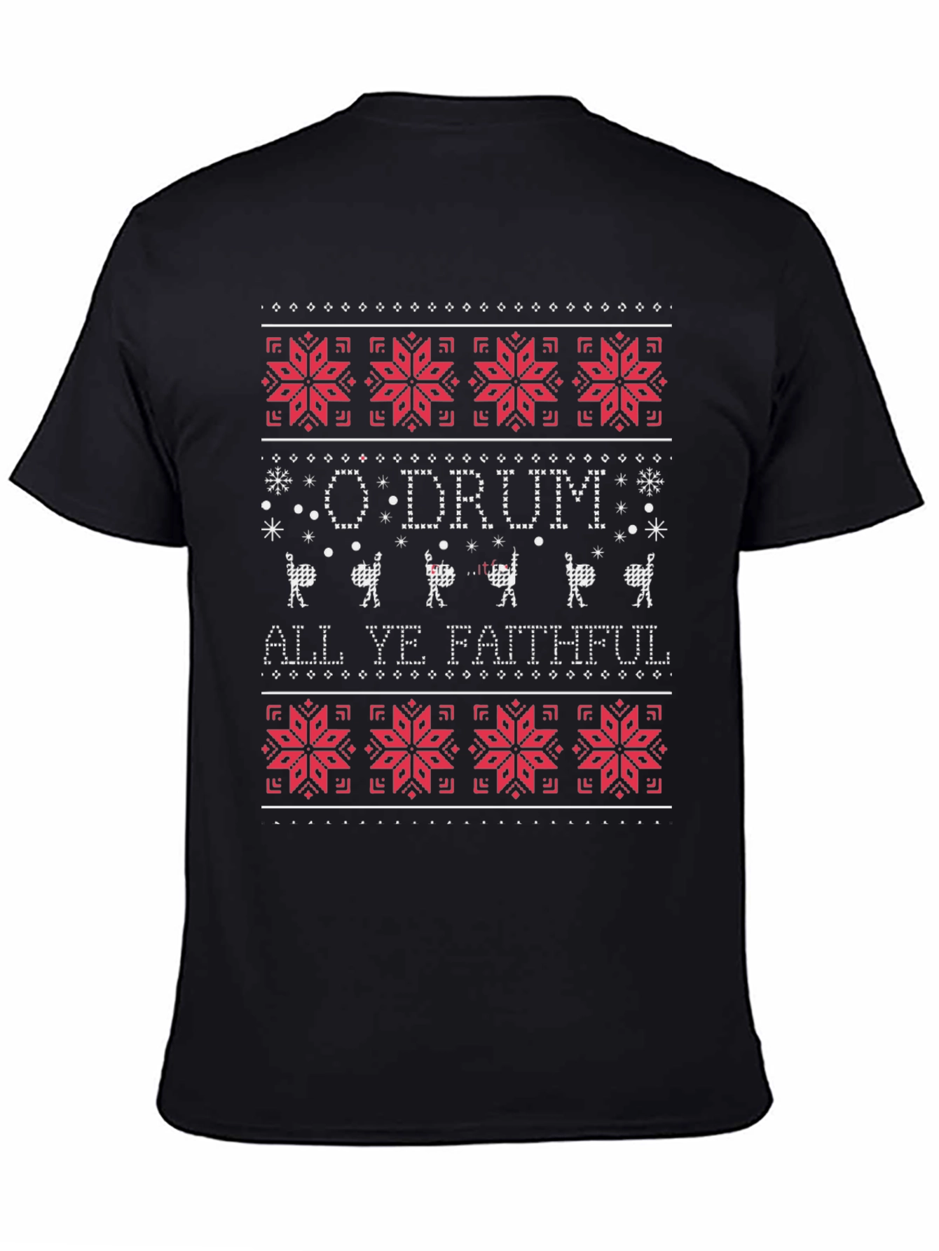 O Drum All Ye Faithful Christmas T-Shirt