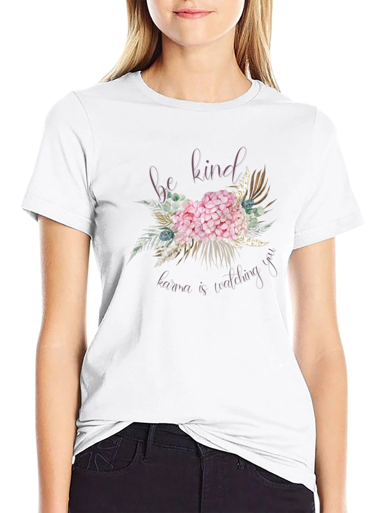 Be Kind Floral Graphic Tee