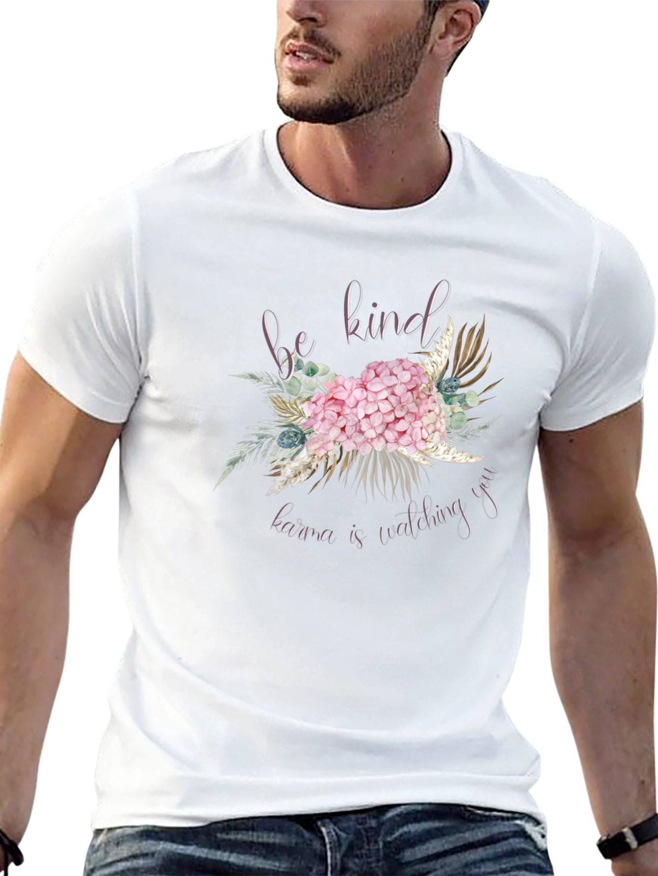Be Kind Floral Graphic Tee