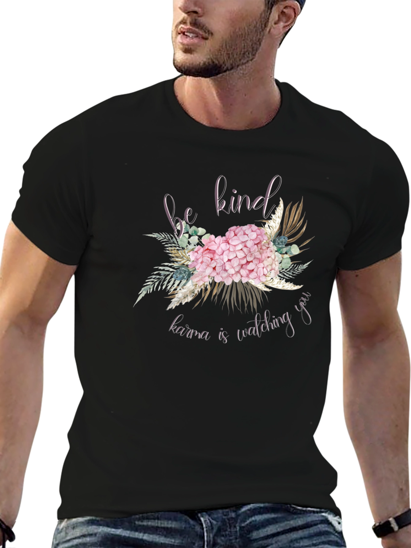 Be Kind Floral Graphic Tee