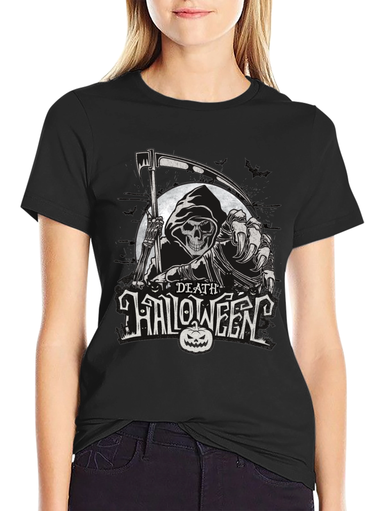 Grim Reaper Halloween T-Shirt - Death