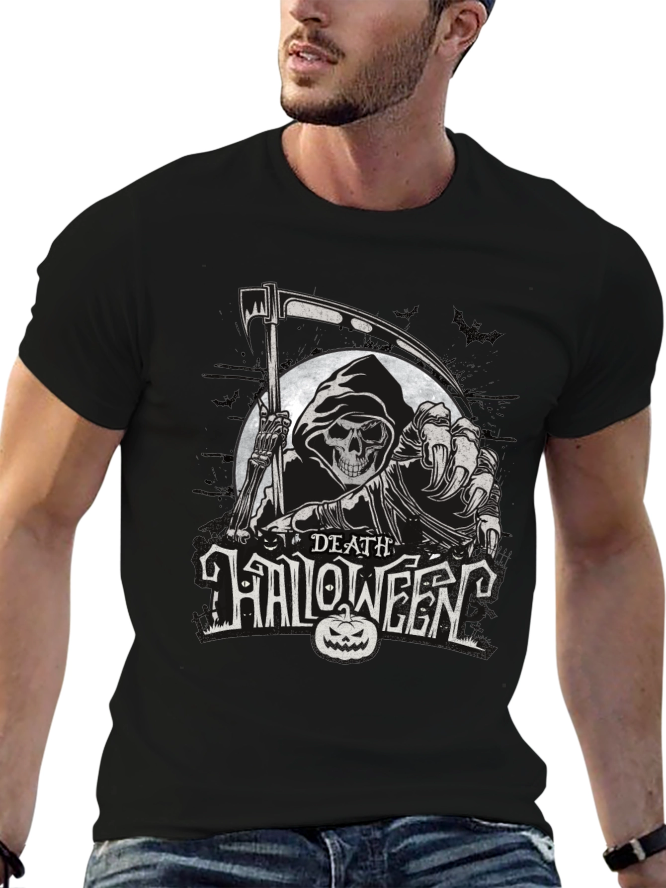 Grim Reaper Halloween T-Shirt - Death