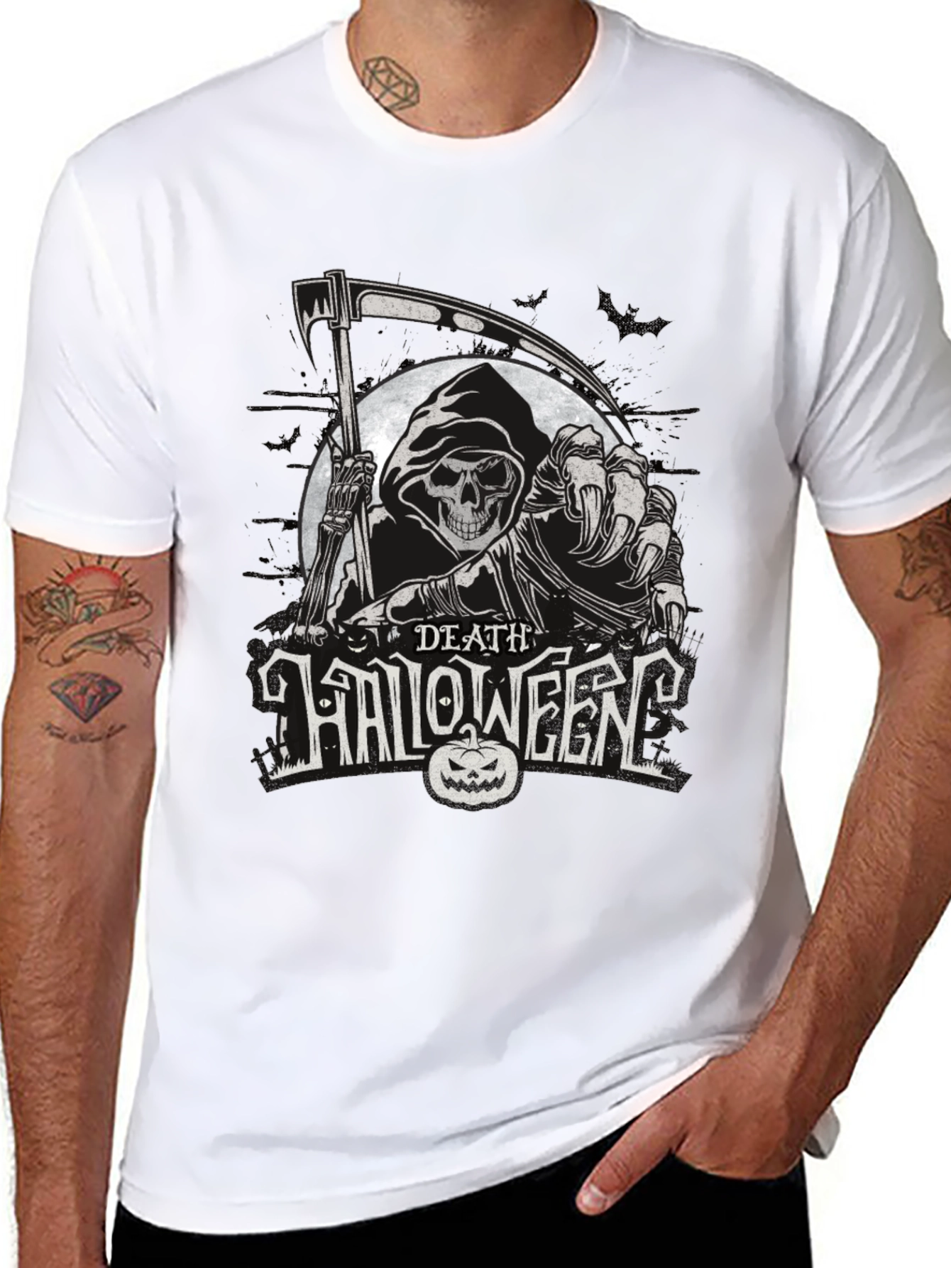 Grim Reaper Halloween T-Shirt - Death
