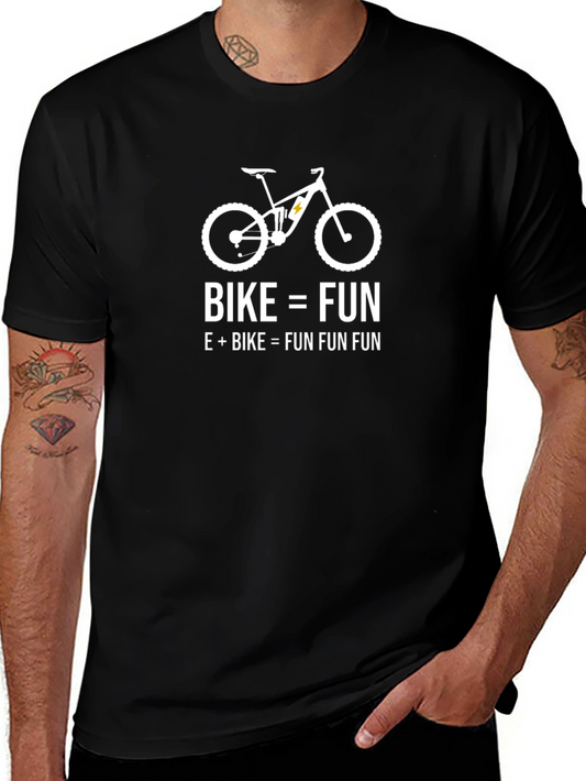Bike = Fun T-Shirt | Electric Bike Enthusiast Tee