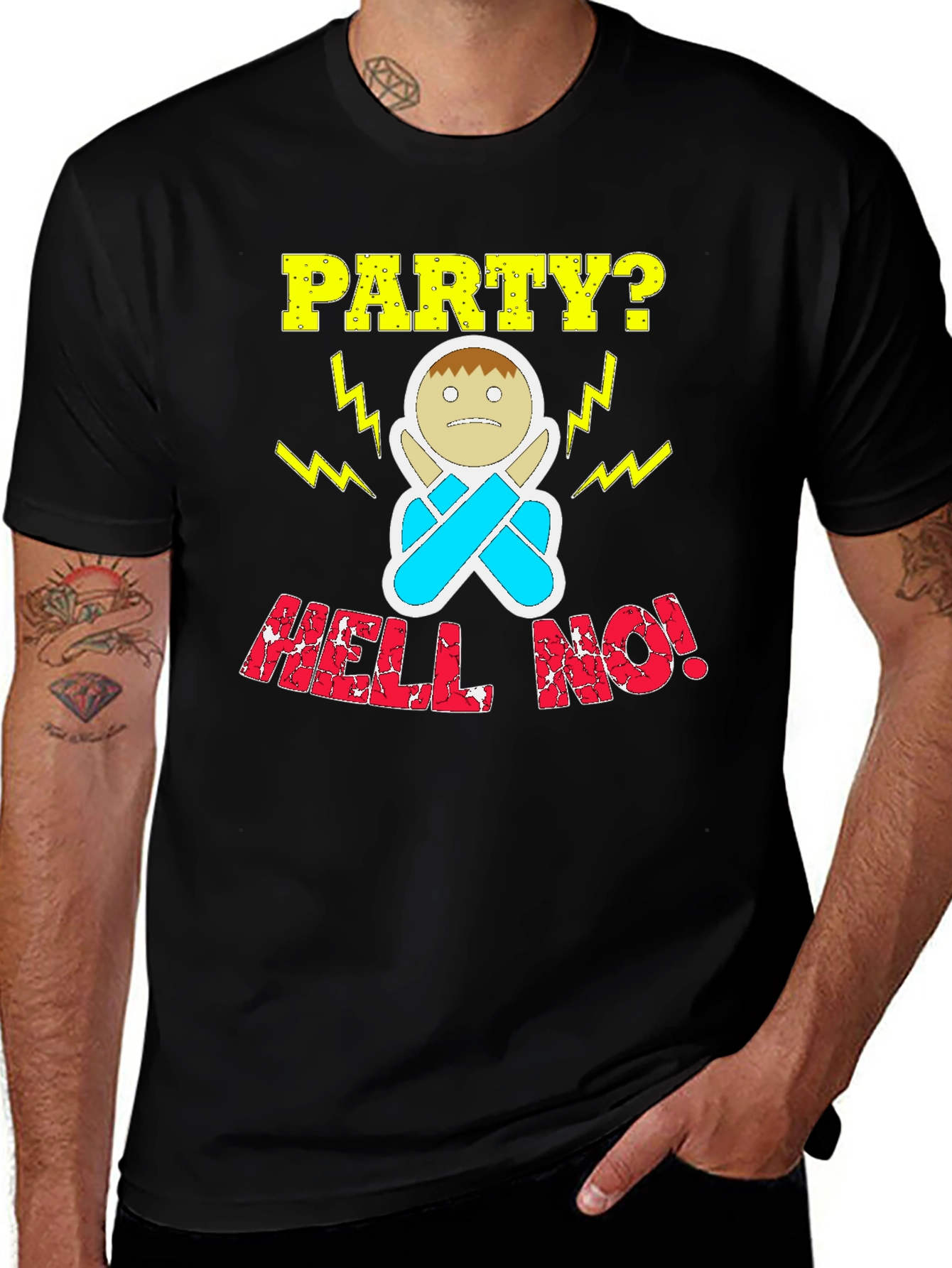 Party? Hell No! Graphic T-Shirt