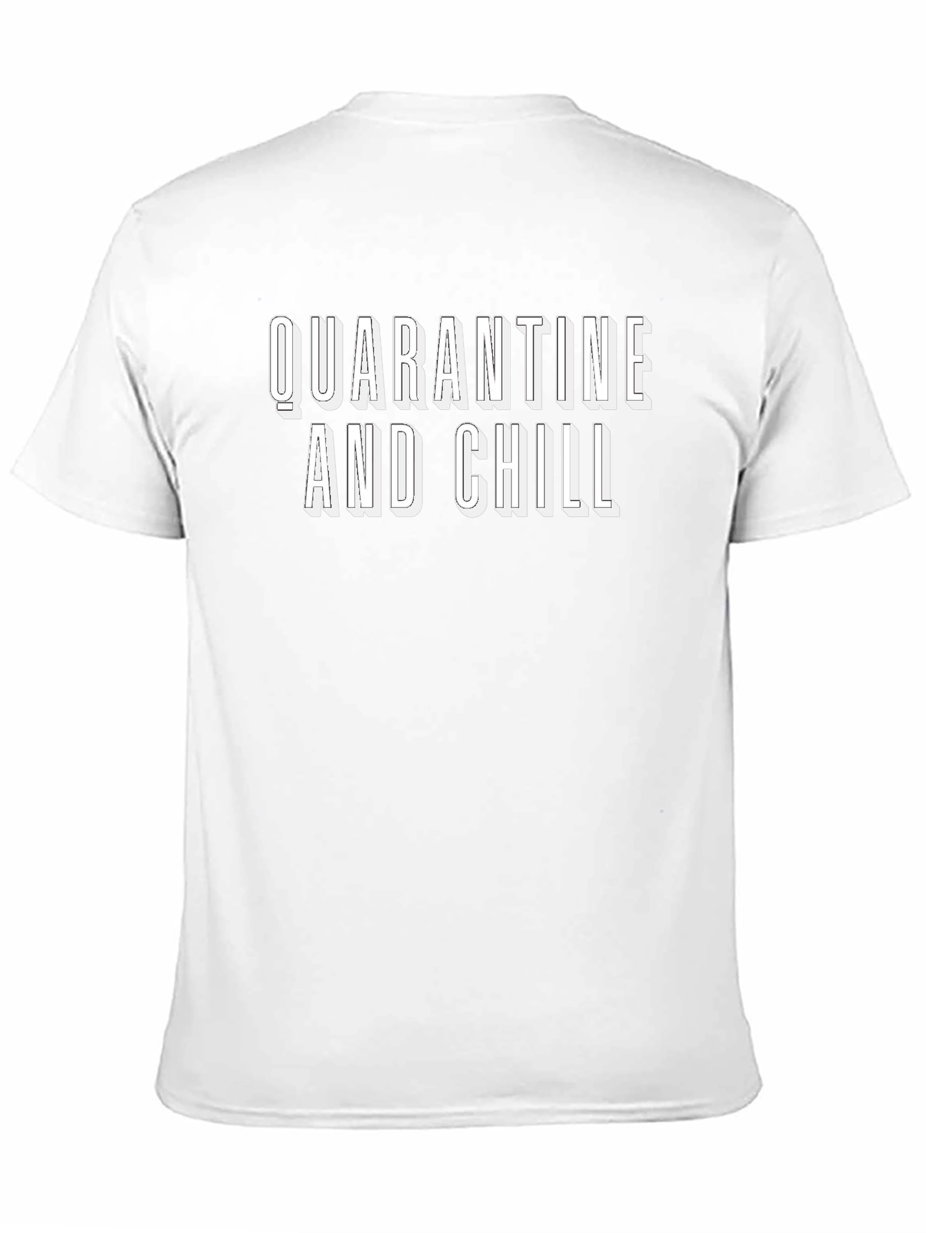 Quarantine and Chill Graphic Tee - Black