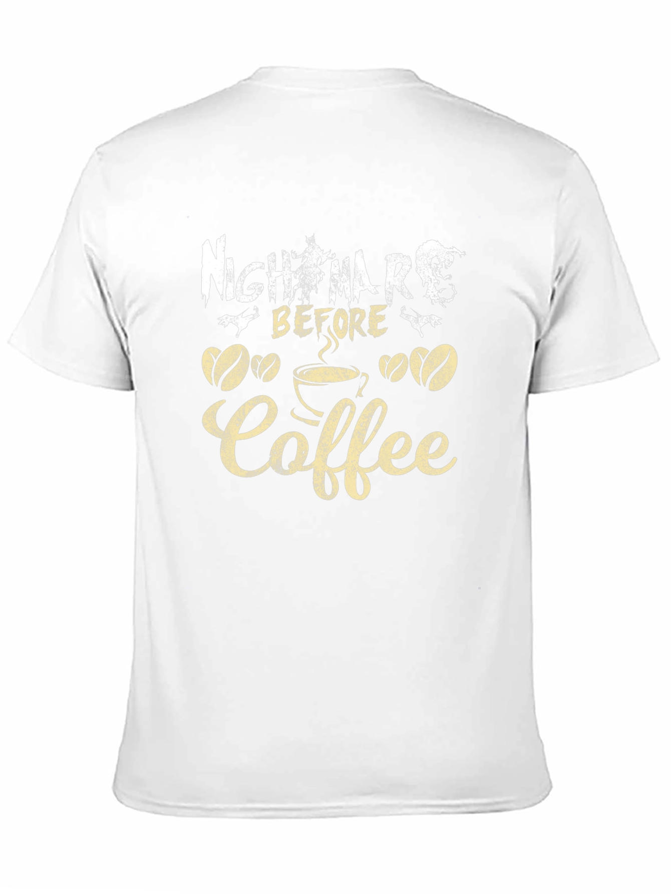 Nightmare Before Coffee T-Shirt - Spooky Season Style