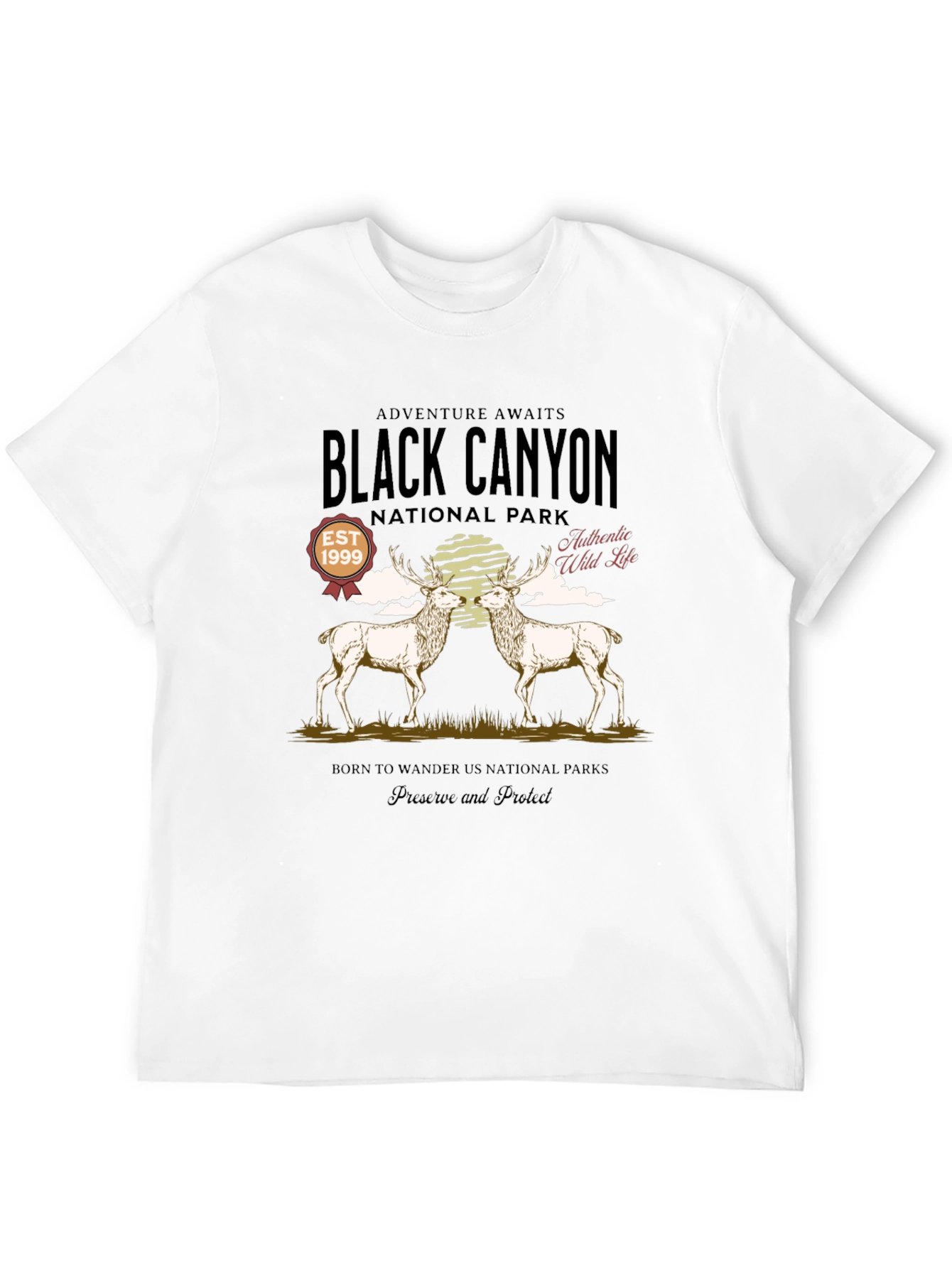 Black Canyon National Park Deer Graphic Tee