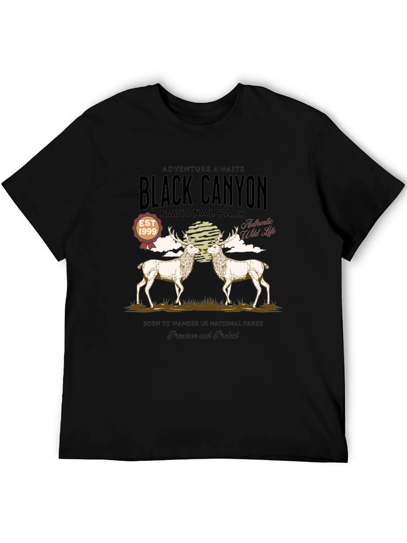 Black Canyon National Park Deer Graphic Tee
