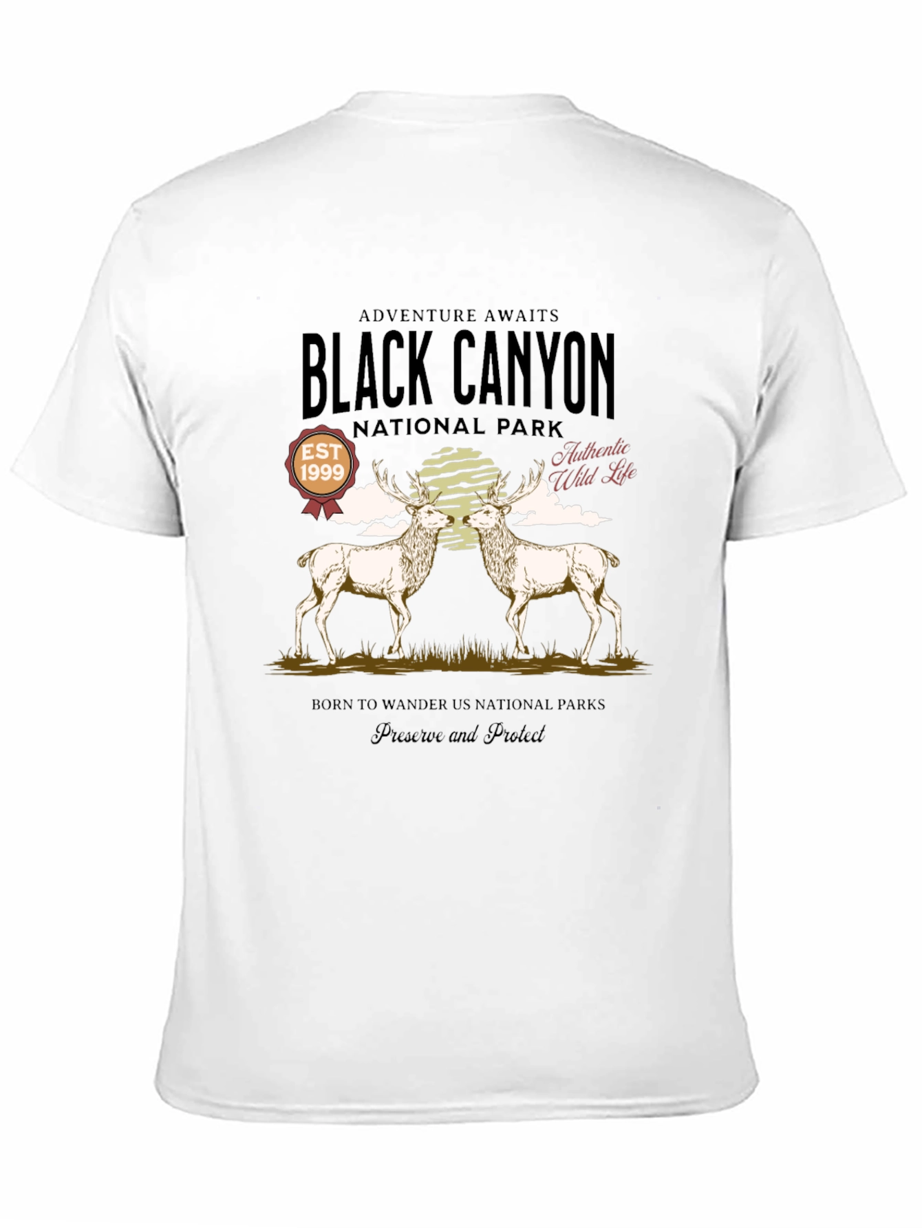 Black Canyon National Park Deer Graphic Tee