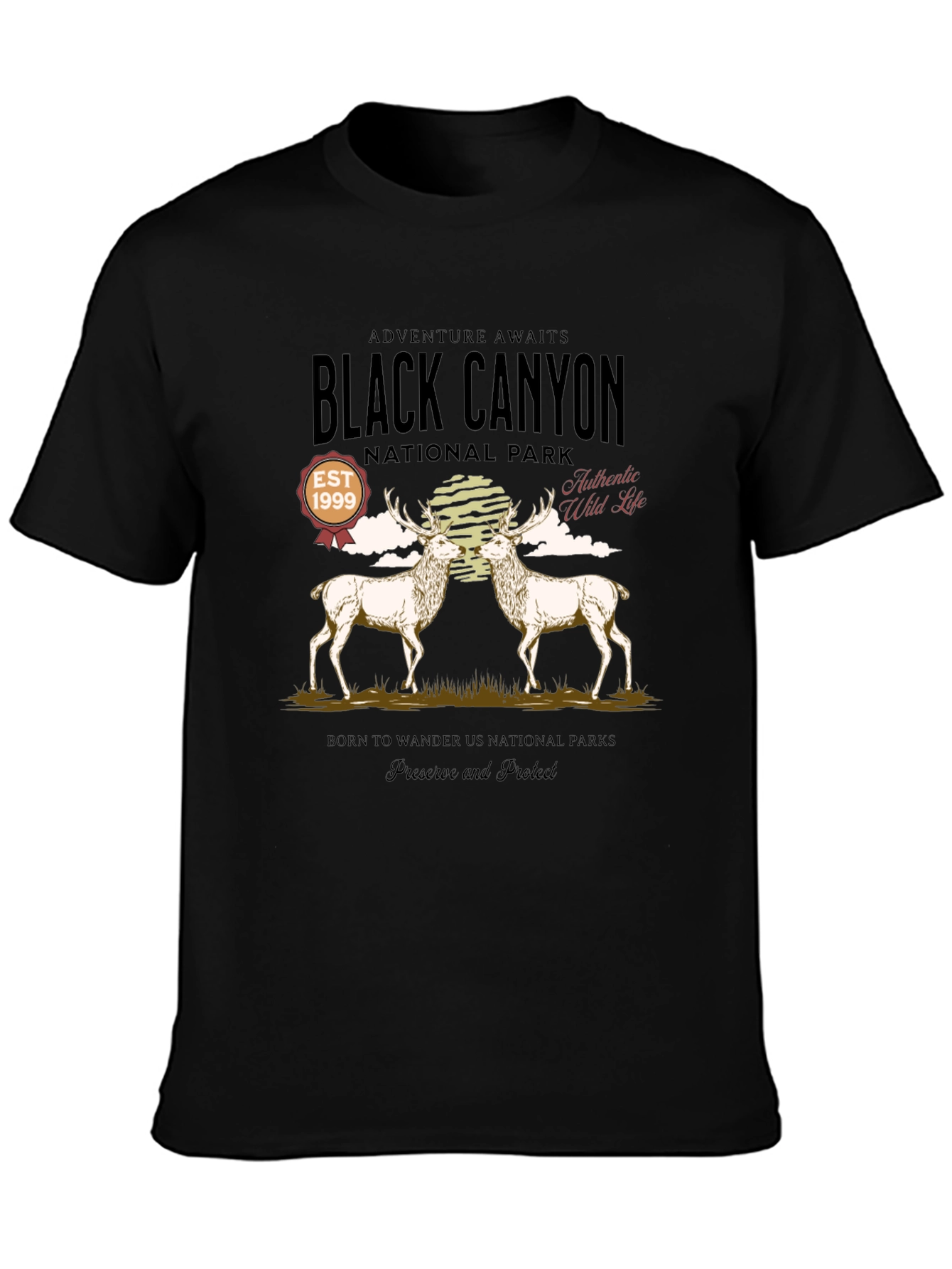 Black Canyon National Park Deer Graphic Tee