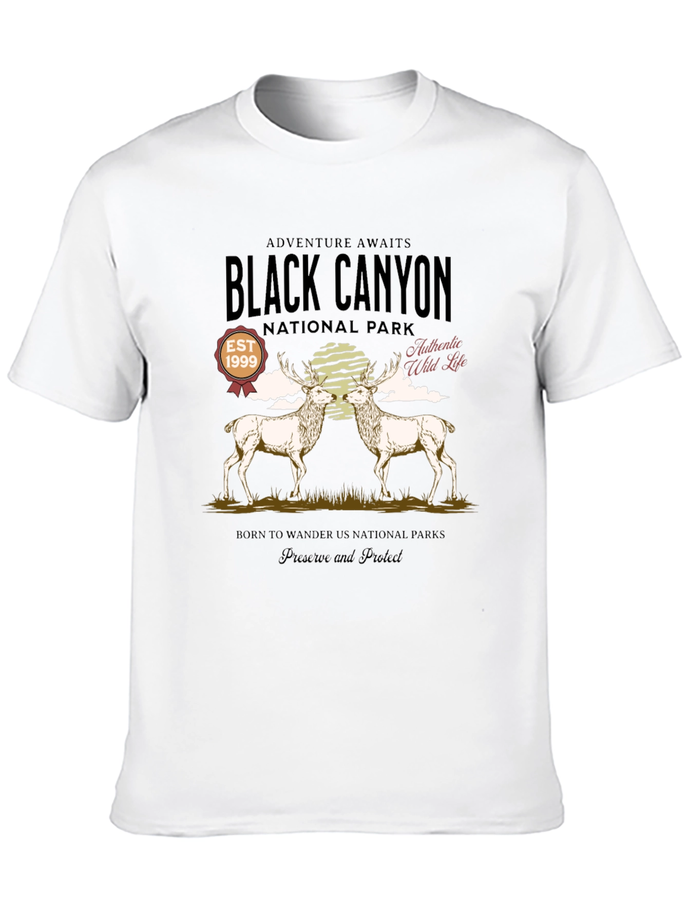 Black Canyon National Park Deer Graphic Tee