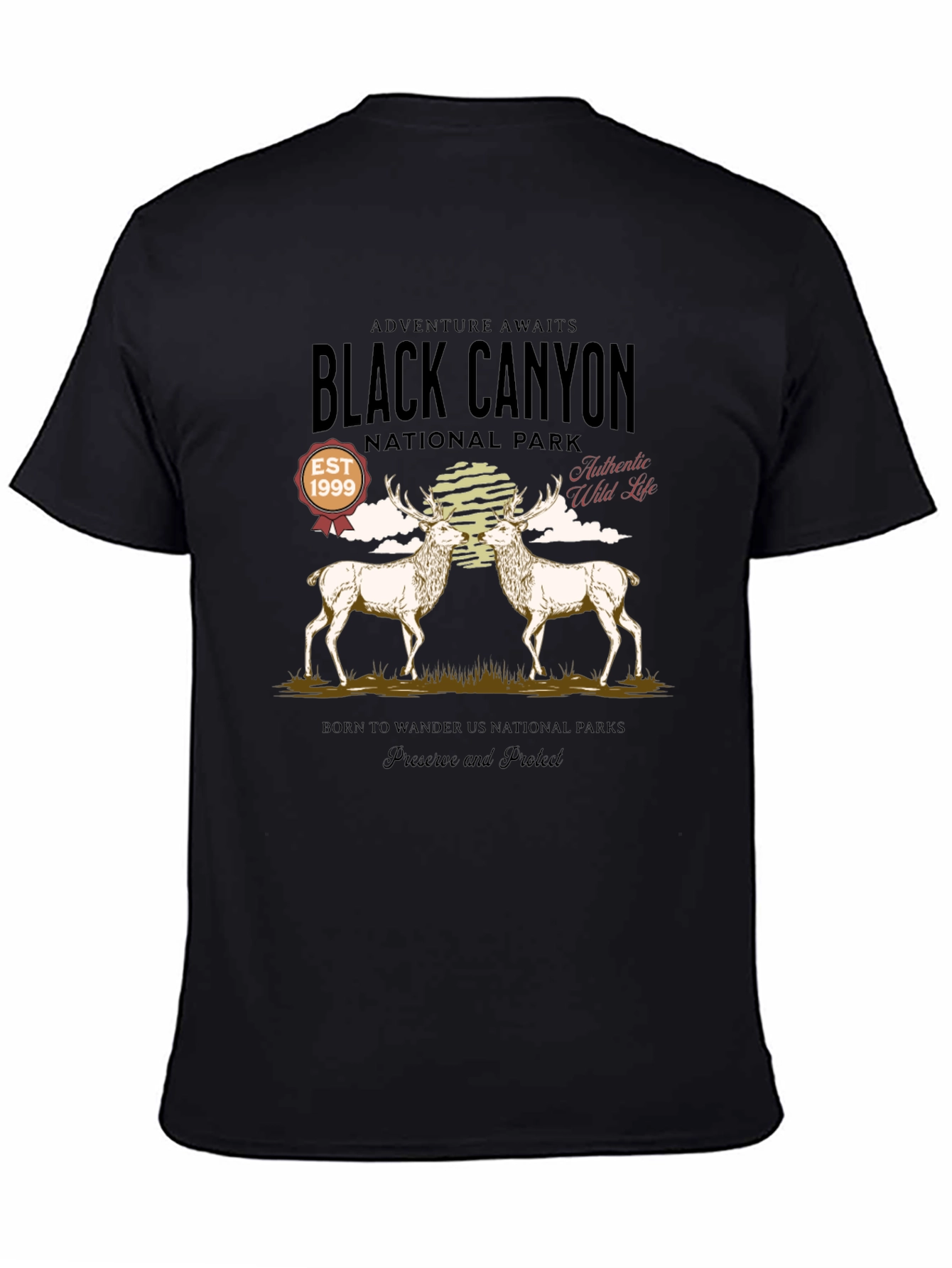 Black Canyon National Park Deer Graphic Tee
