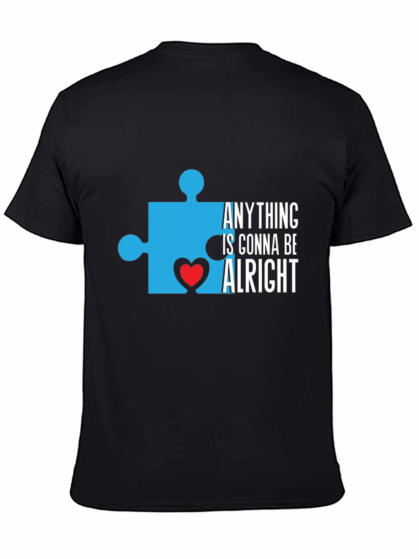 Autism Awareness T-Shirt Puzzle Piece Heart