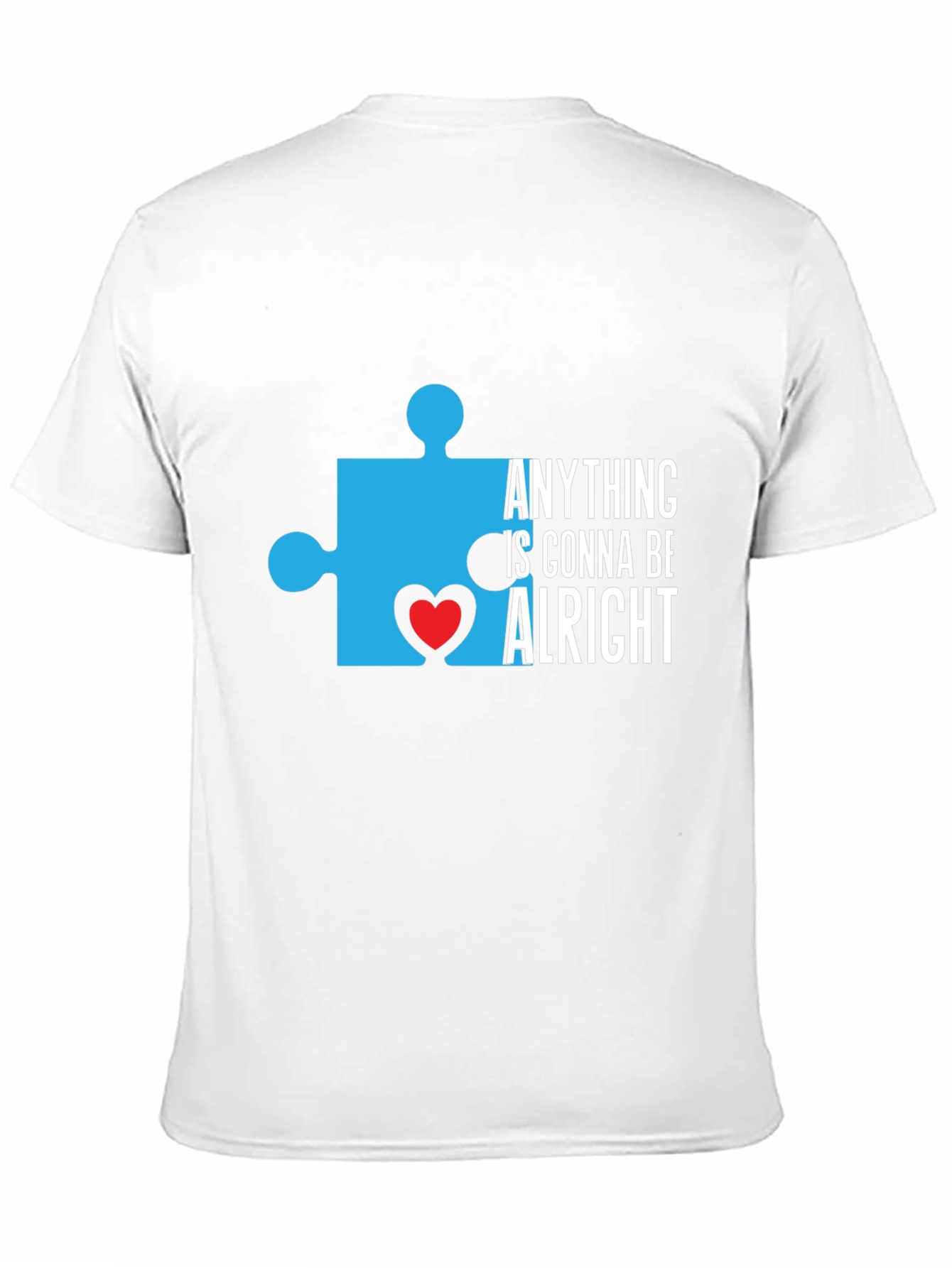 Autism Awareness T-Shirt Puzzle Piece Heart