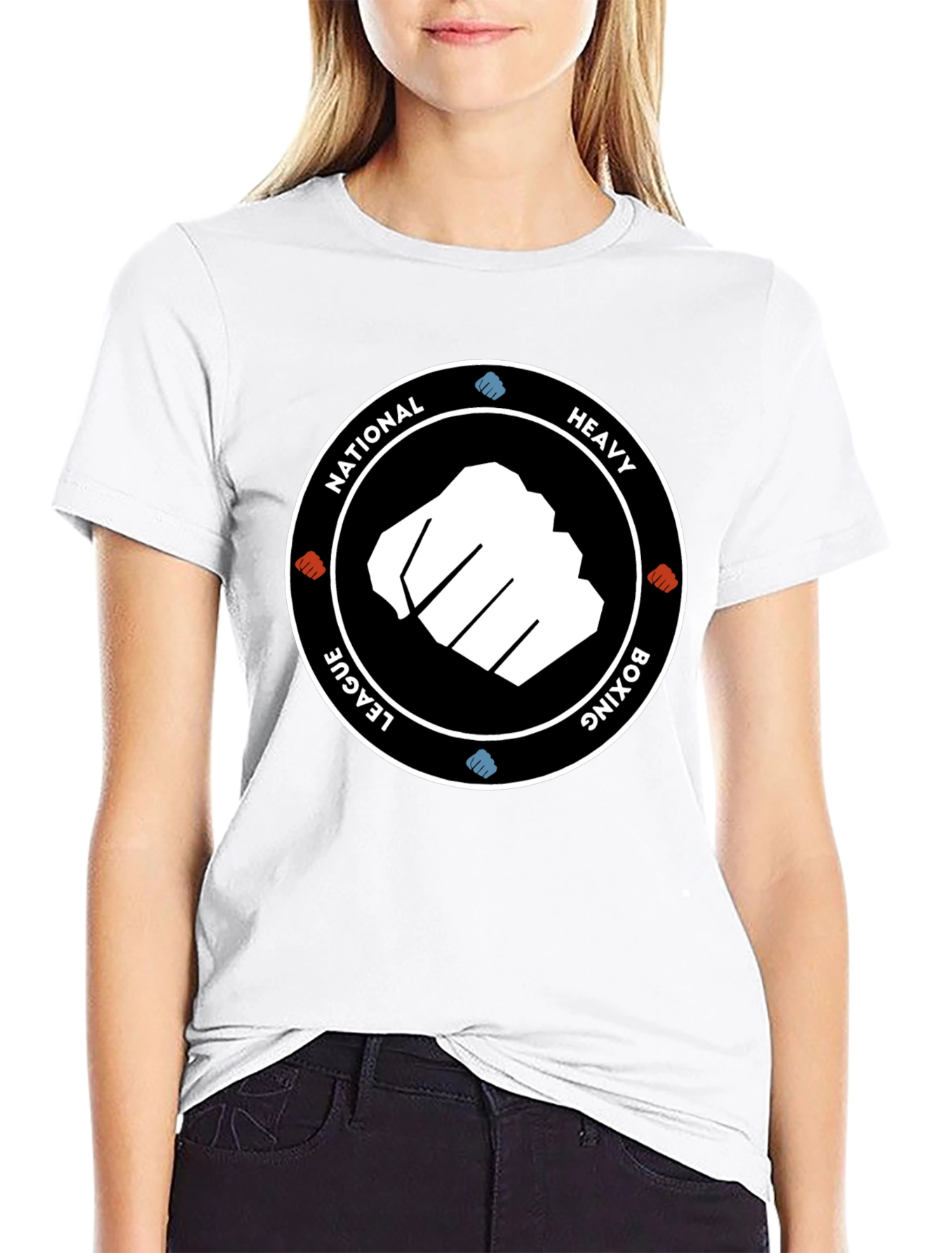 National Heavy Boxing League Black T-Shirt