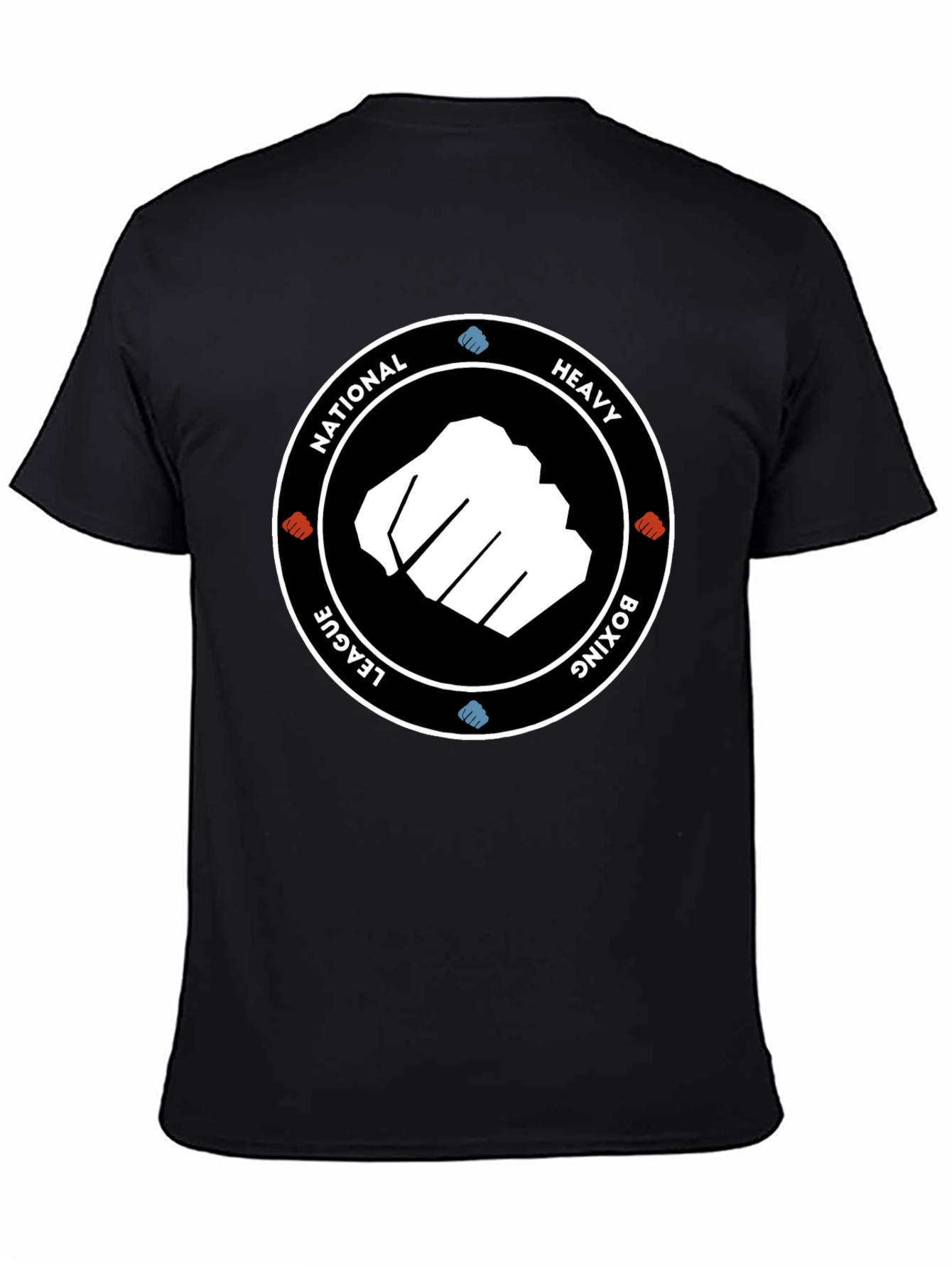 National Heavy Boxing League Black T-Shirt