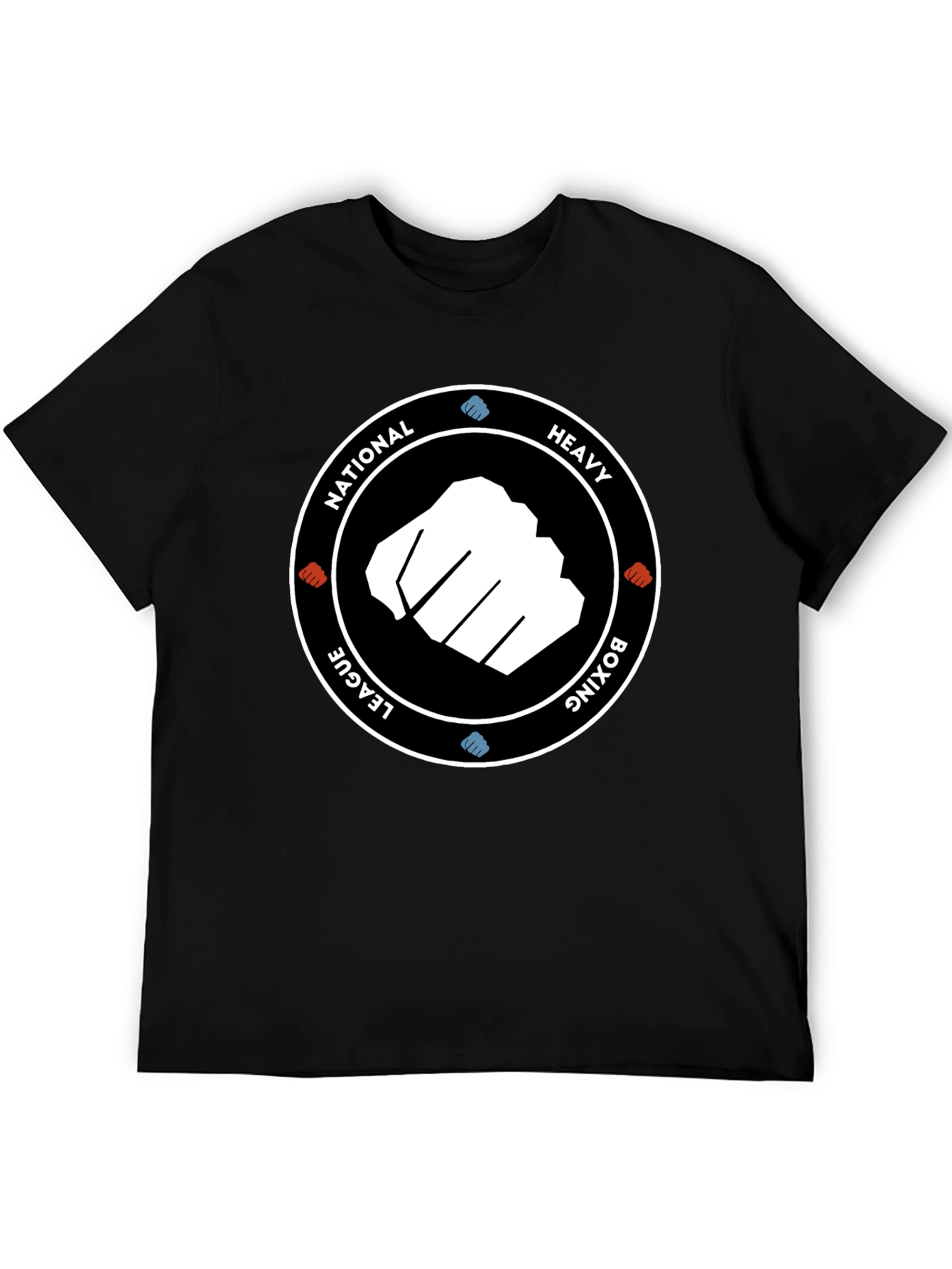 National Heavy Boxing League Black T-Shirt