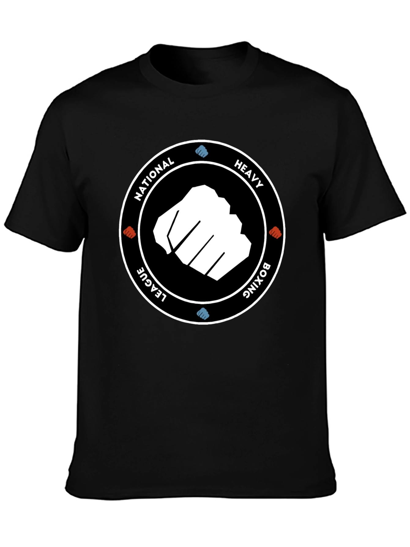 National Heavy Boxing League Black T-Shirt