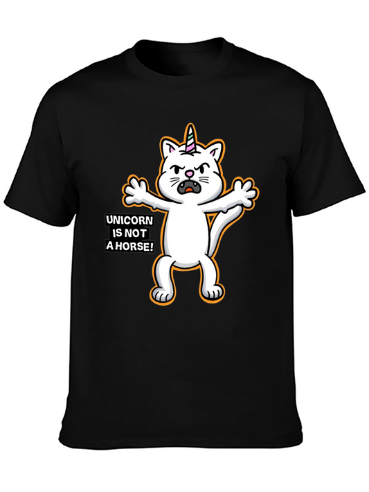 Unicorn Cat T-Shirt - Sarcastic Funny Graphic Tee