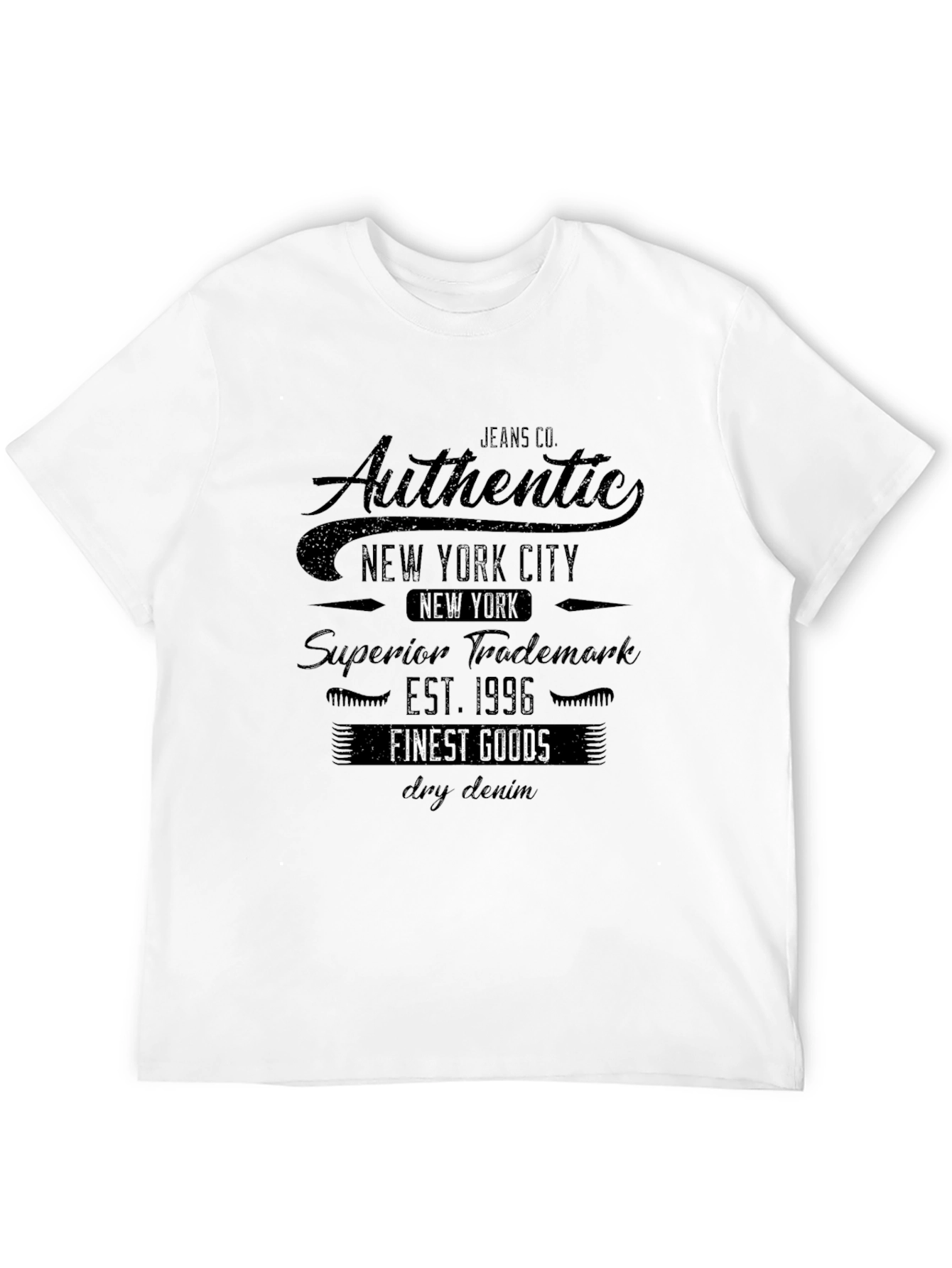Authentic New York City Mens Graphic Tee
