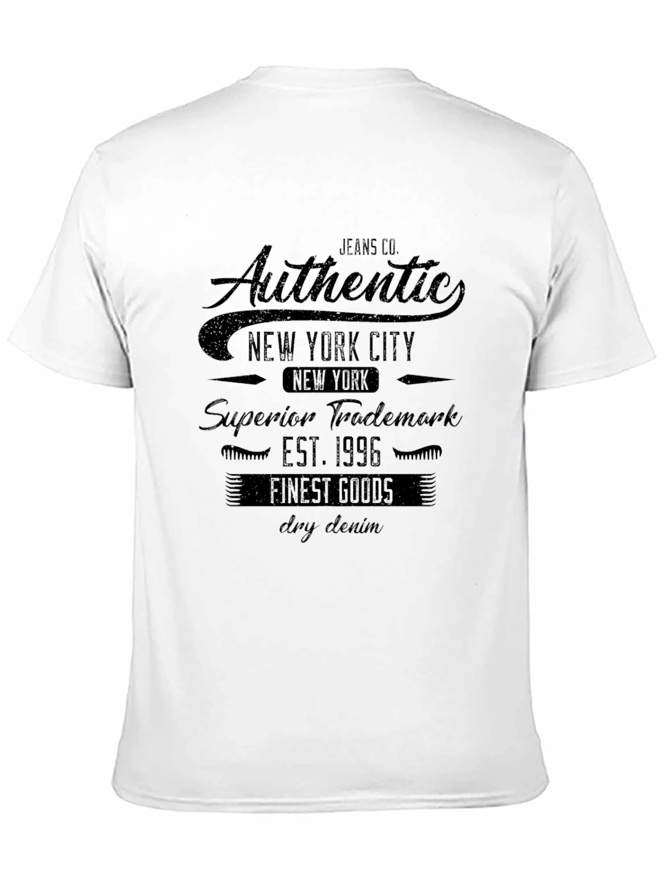 Authentic New York City Mens Graphic Tee