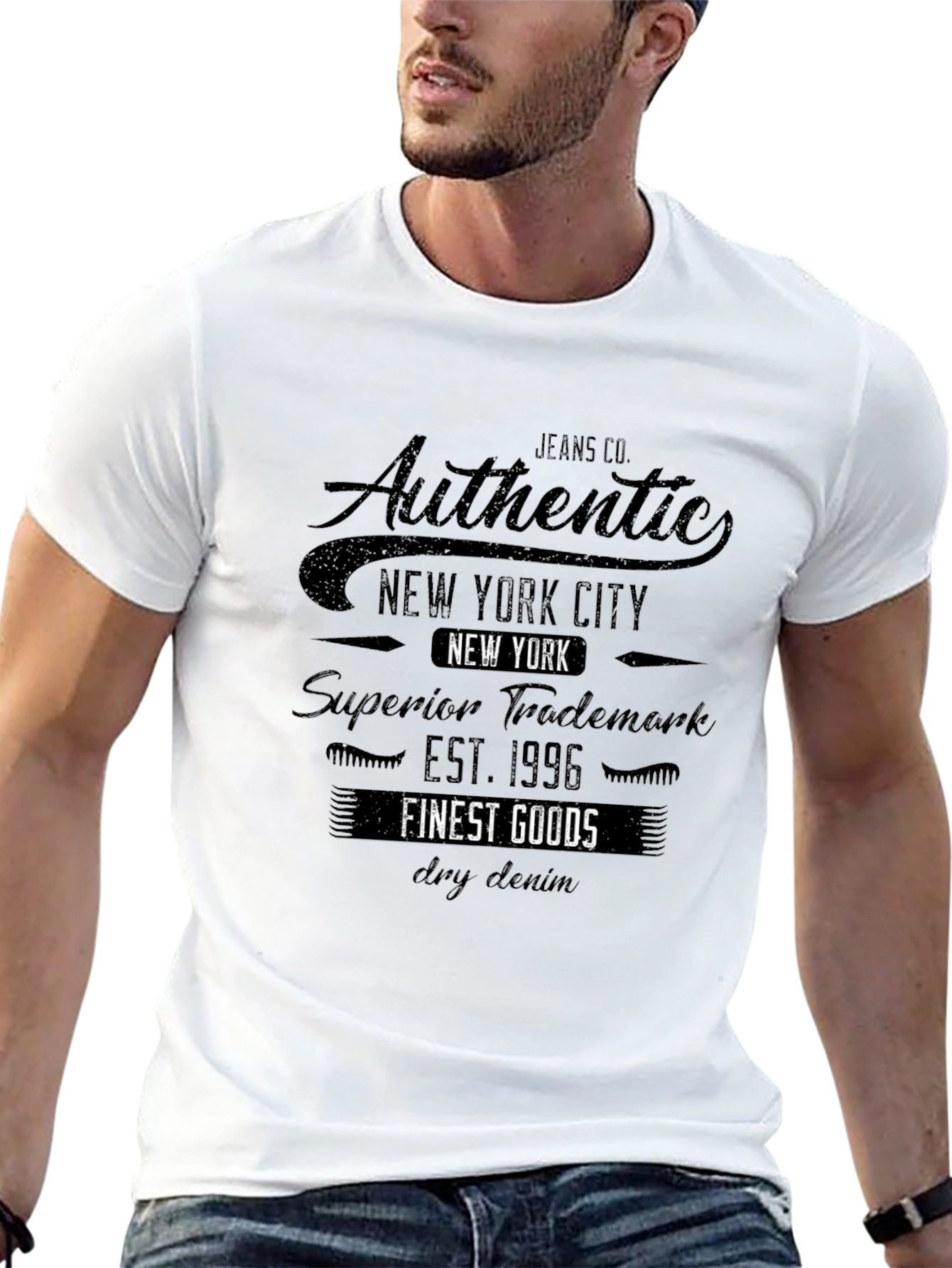 Authentic New York City Mens Graphic Tee