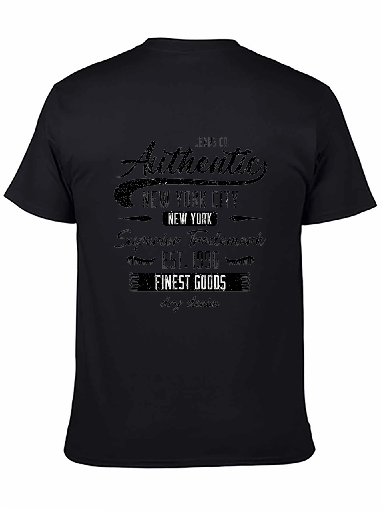Authentic New York City Mens Graphic Tee