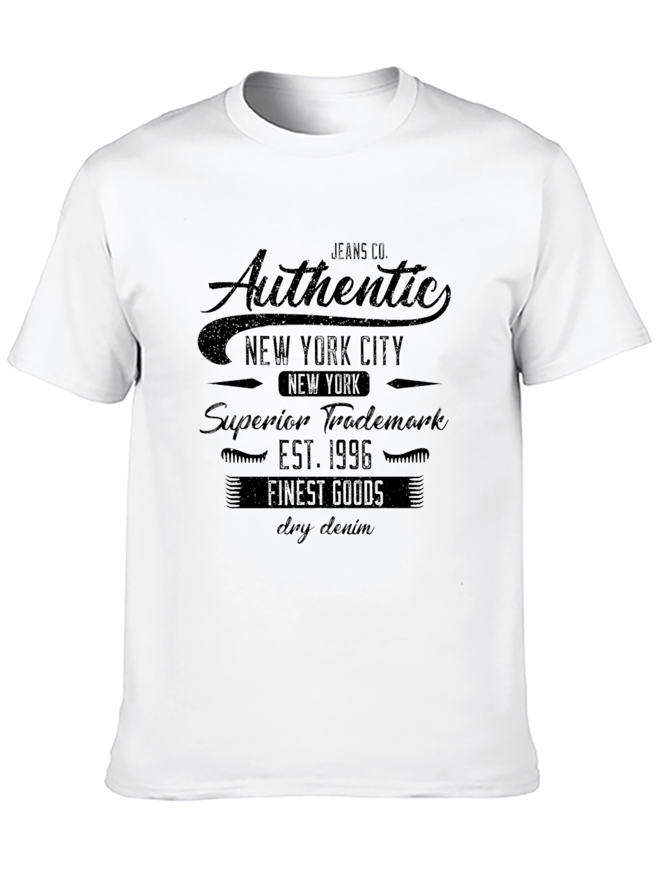 Authentic New York City Mens Graphic Tee