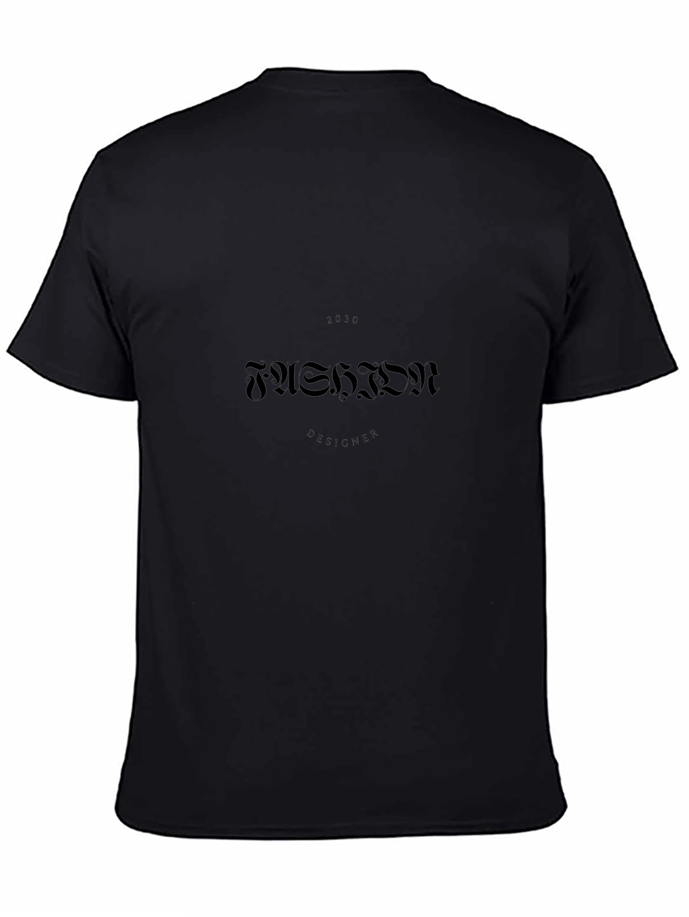 Black Fashion Designer Graphic Tee