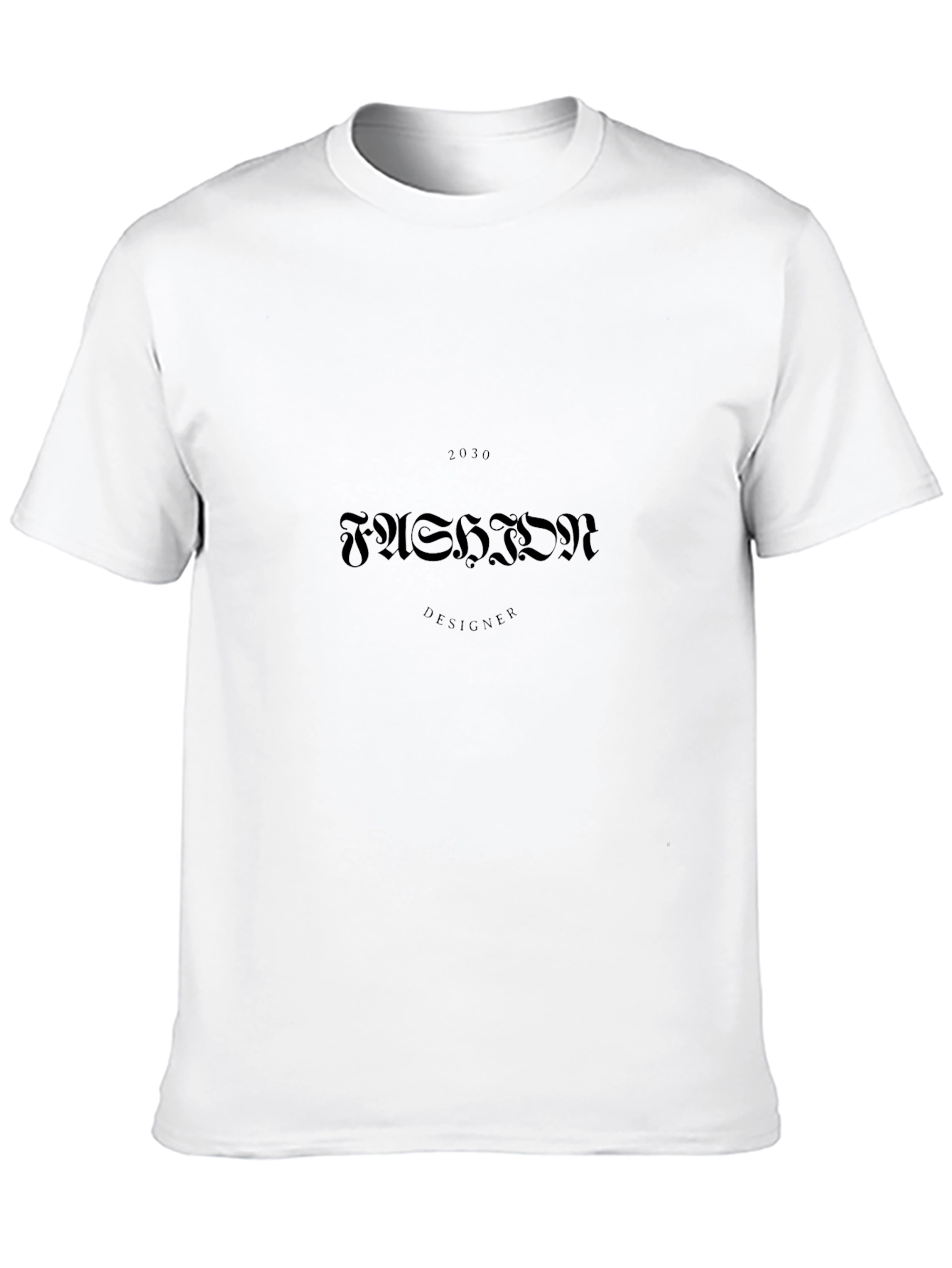 Black Fashion Designer Graphic Tee