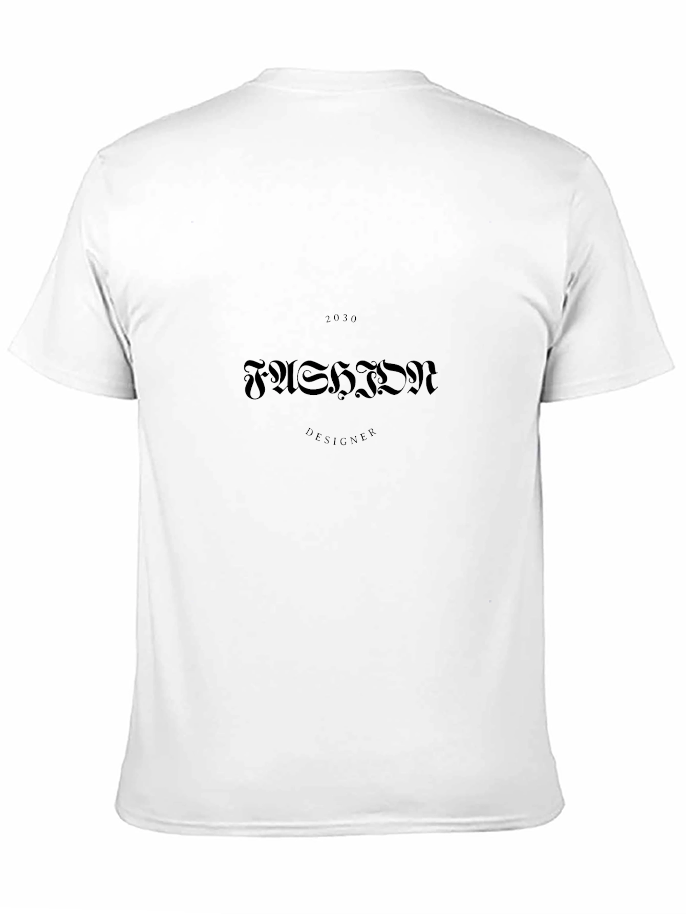 Black Fashion Designer Graphic Tee