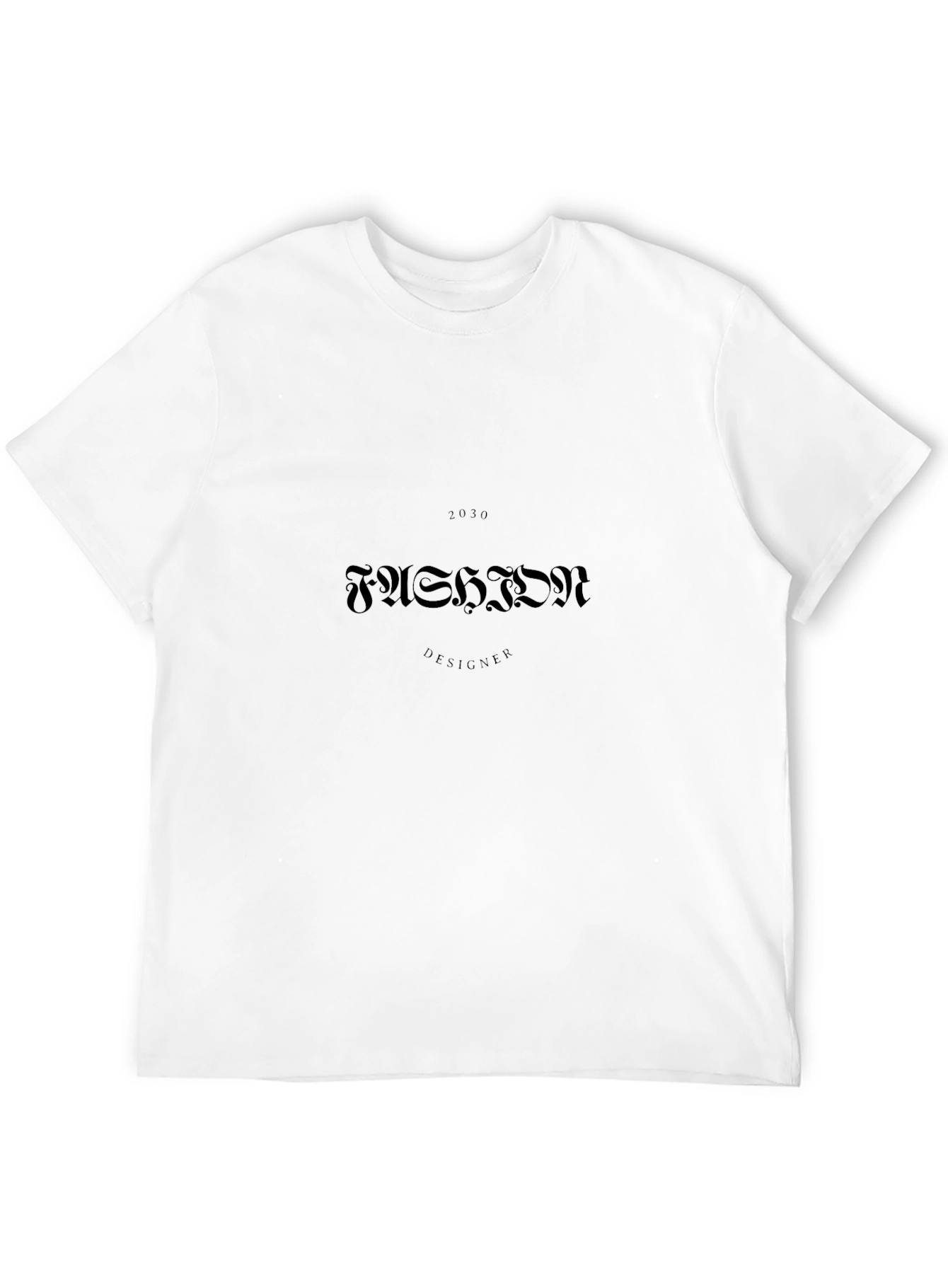 Black Fashion Designer Graphic Tee