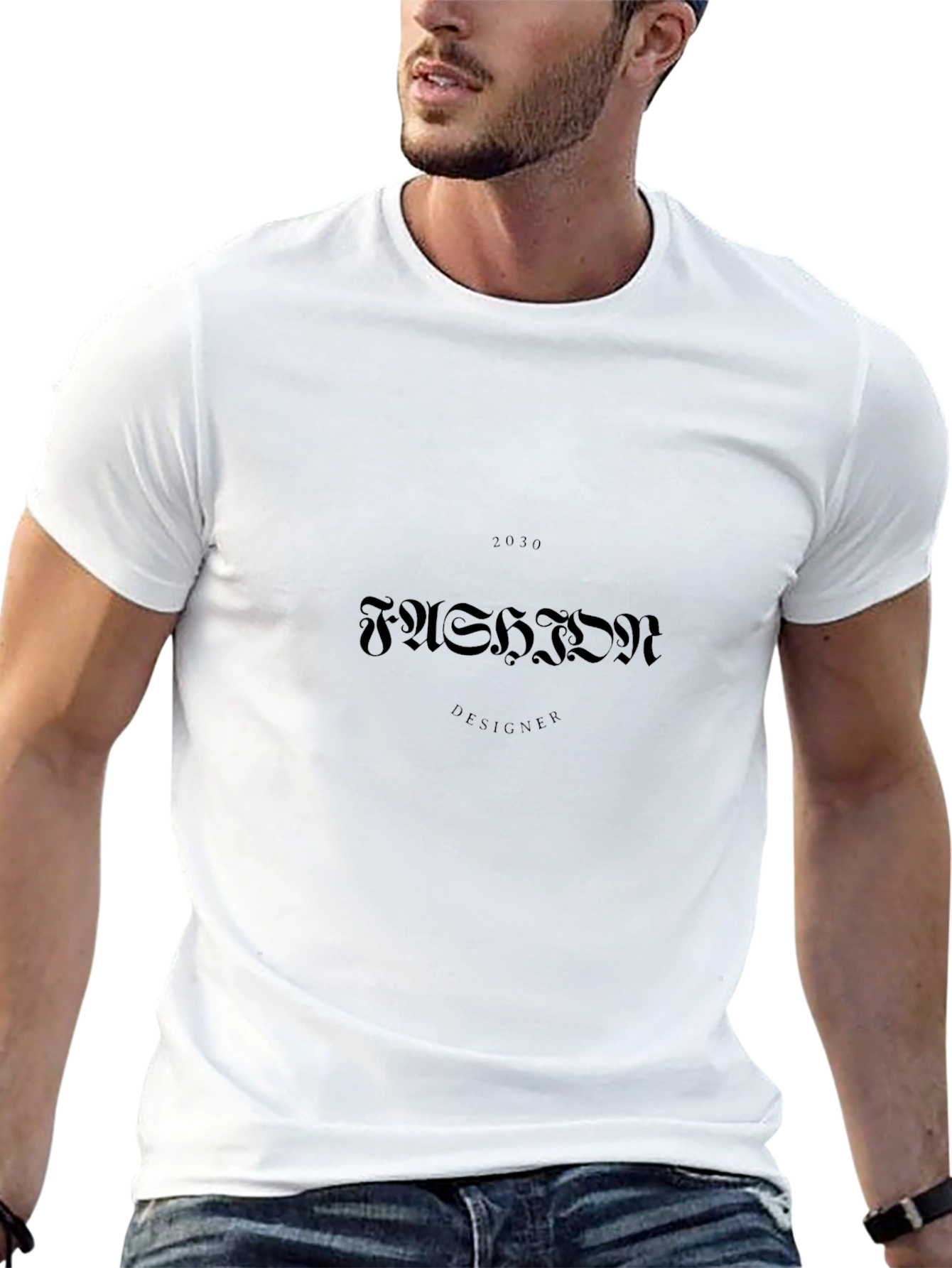 Black Fashion Designer Graphic Tee