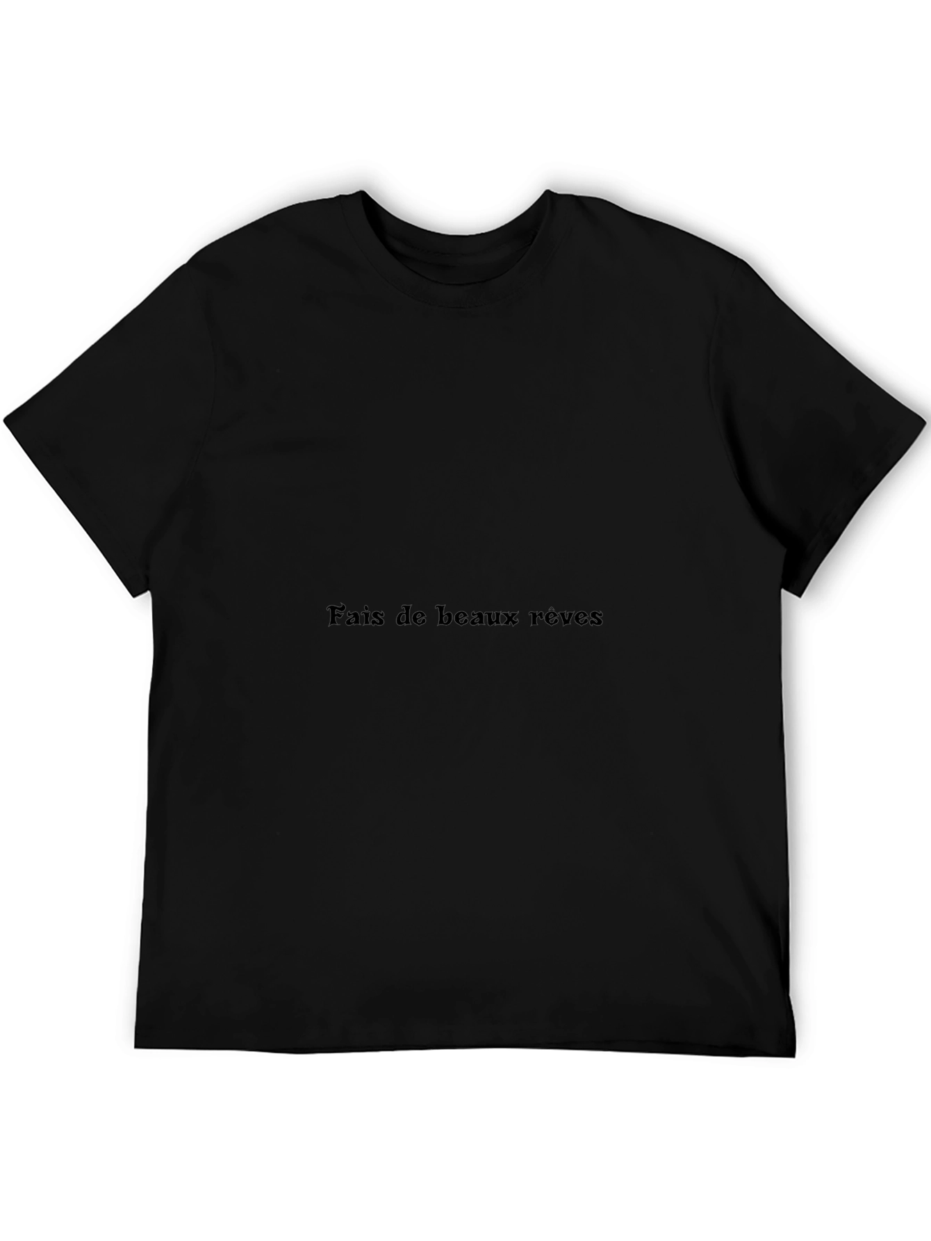 Fais de Beaux Rêves Black T-Shirt