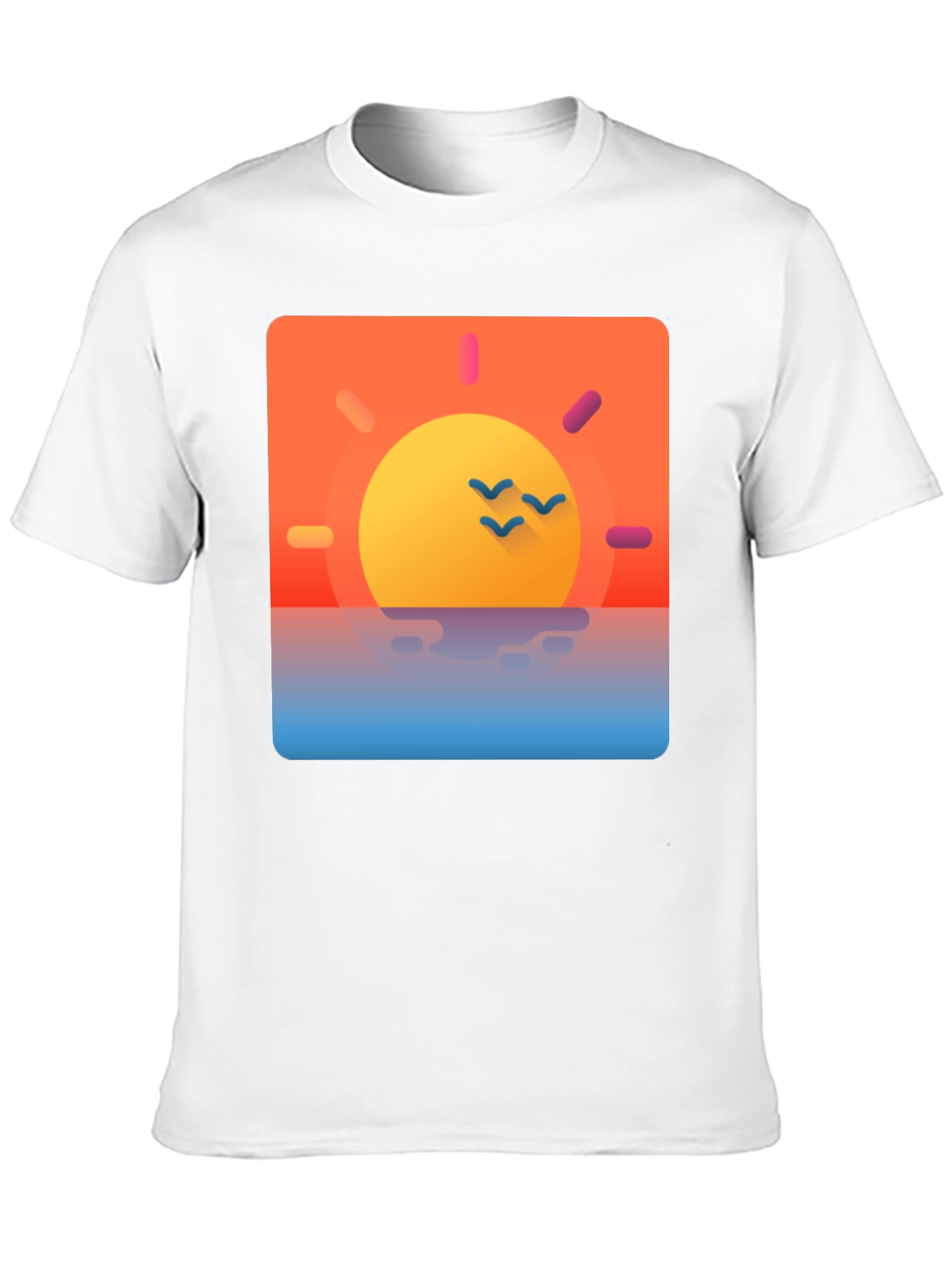 Sunset Graphic Tee - Cool Coastal Design