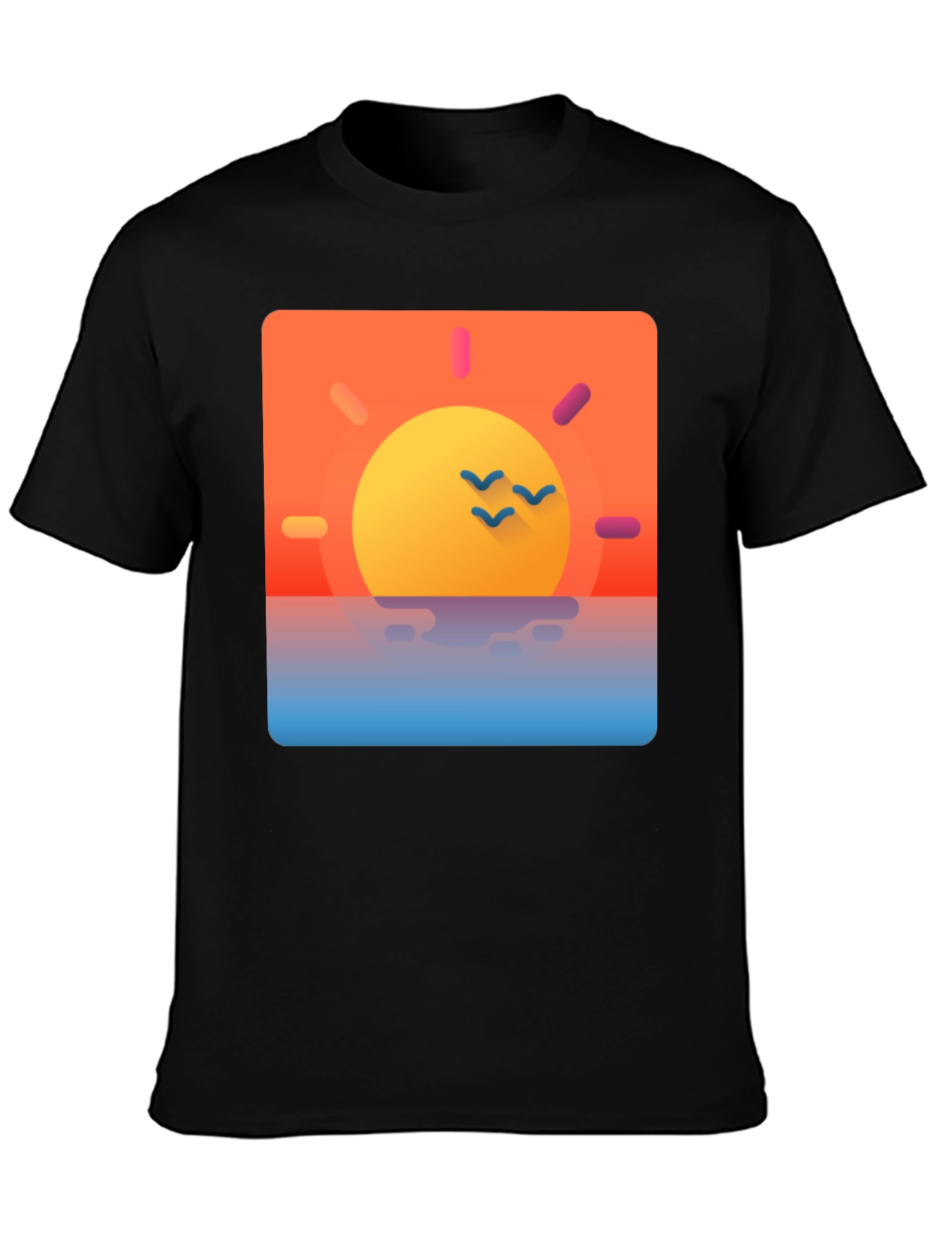 Sunset Graphic Tee - Cool Coastal Design