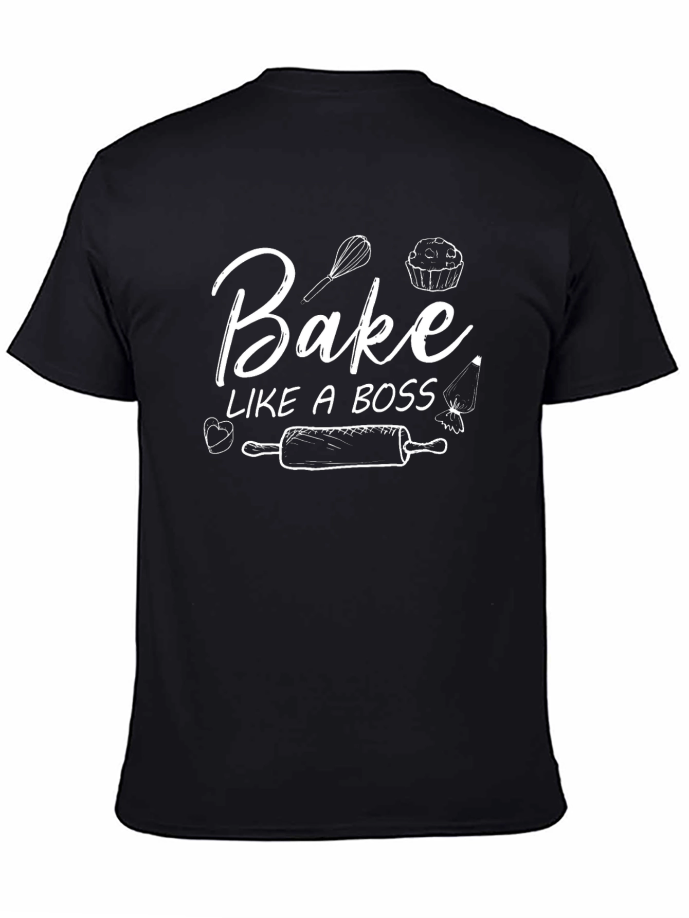 Bake Like a Boss Black T-Shirt