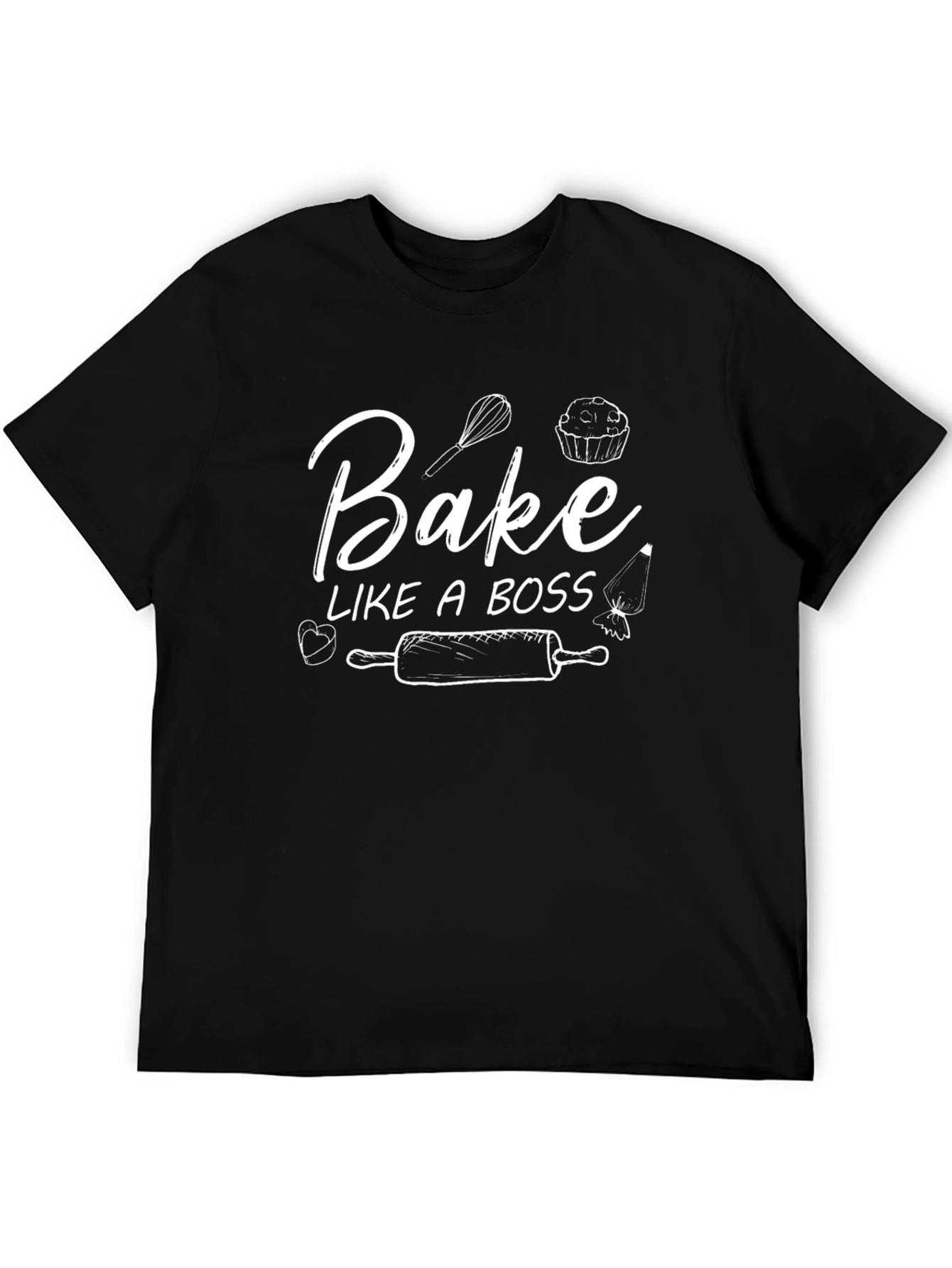 Bake Like a Boss Black T-Shirt