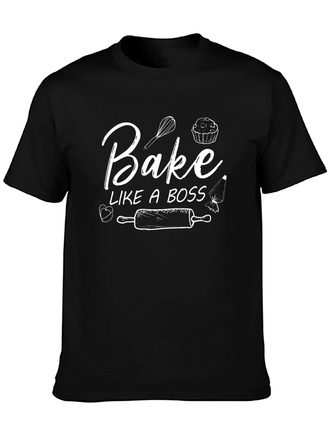 Bake Like a Boss Black T-Shirt