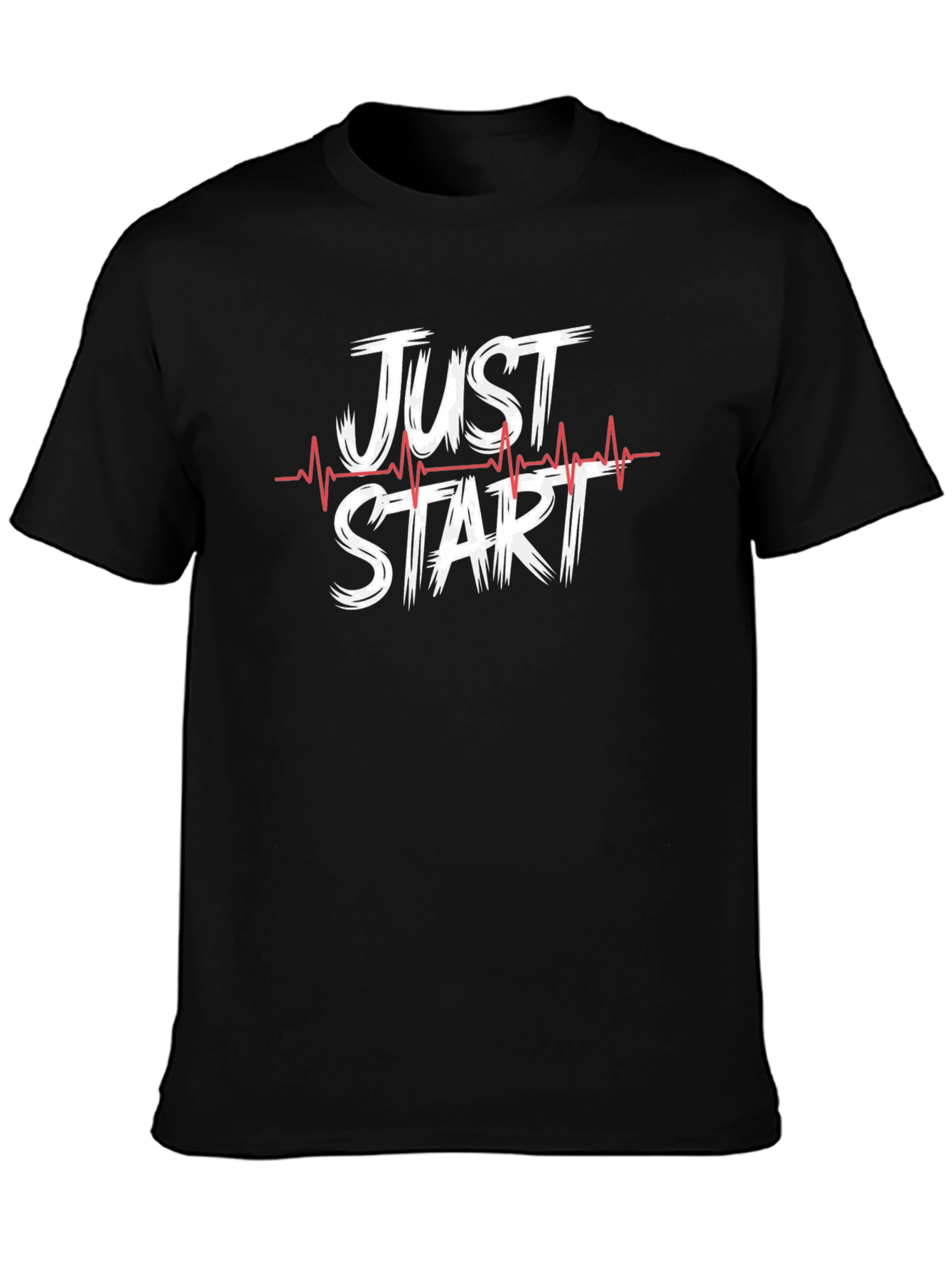 Just Start T-Shirt - Motivational Design