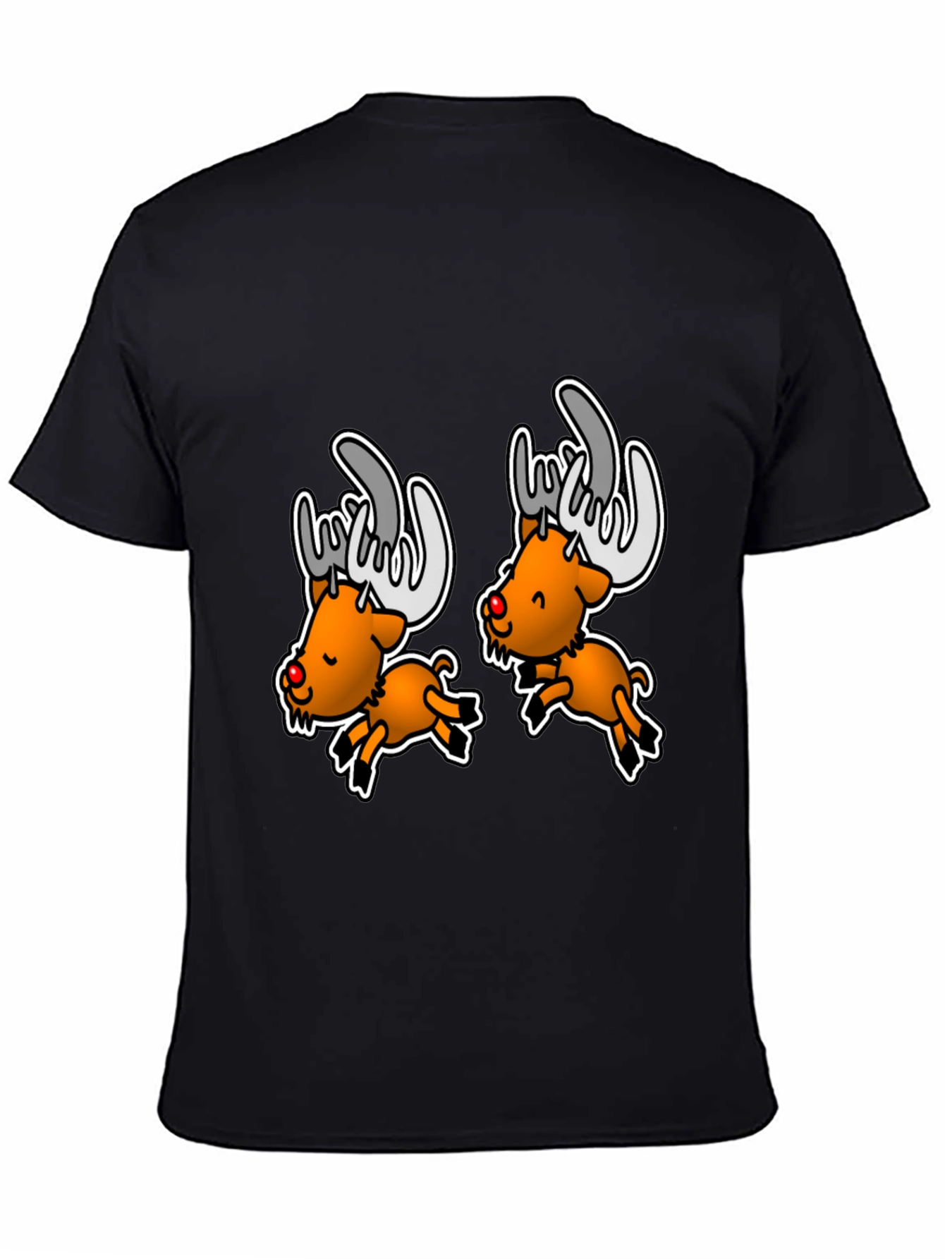 Rockin Reindeer Graphic Tee - Holiday Humor