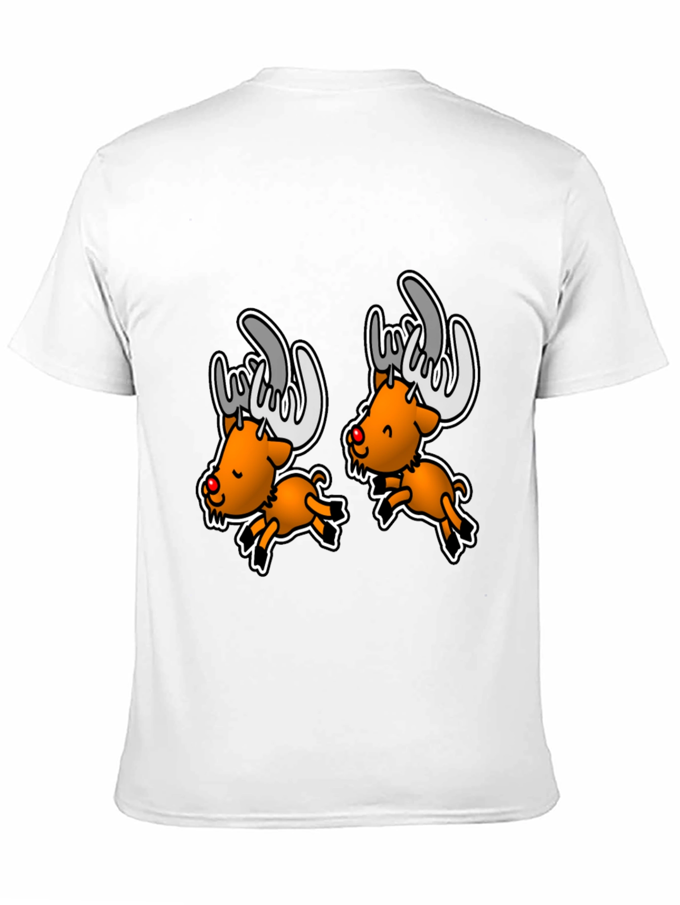 Rockin Reindeer Graphic Tee - Holiday Humor