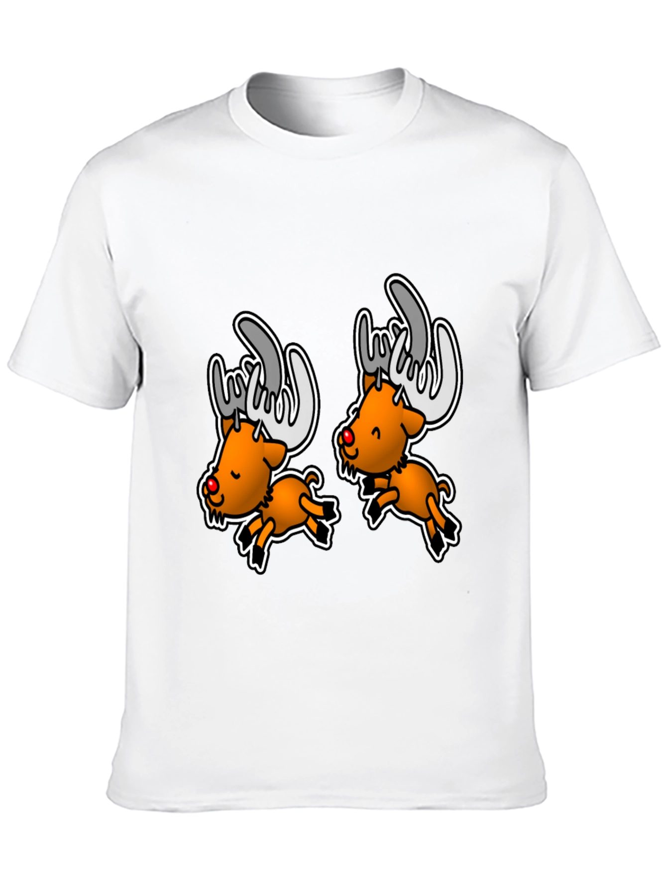 Rockin Reindeer Graphic Tee - Holiday Humor