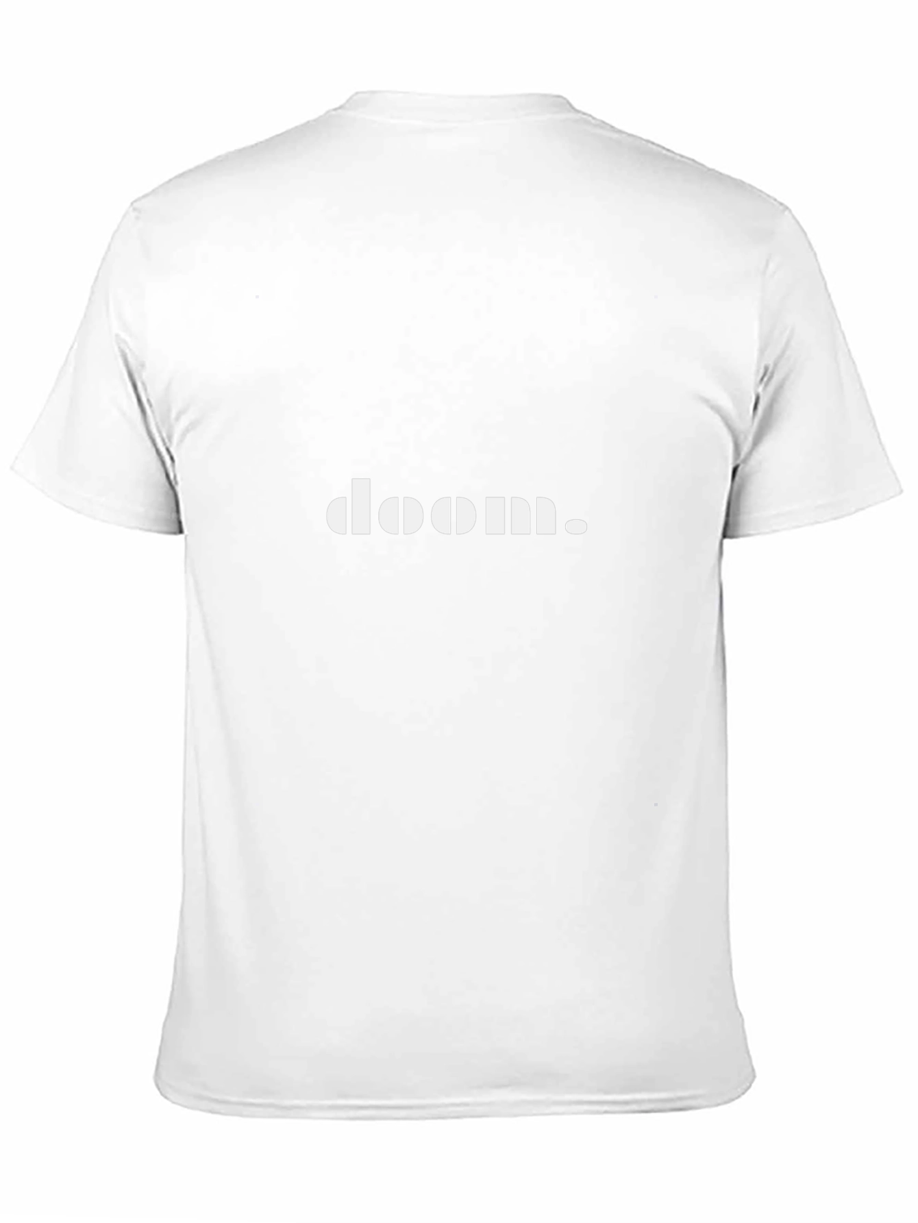 Doom. Graphic Tee - Stylish Mens Black T-Shirt