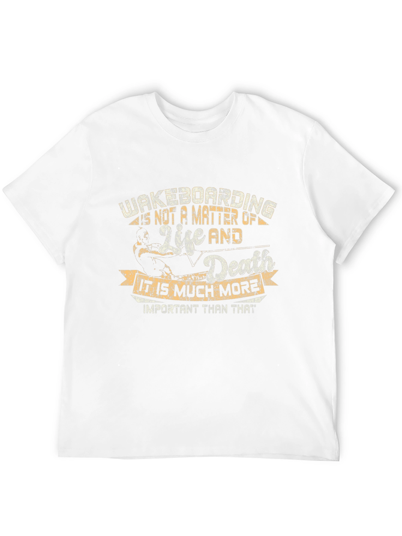 Wakeboarding Life and Death T-Shirt - Black